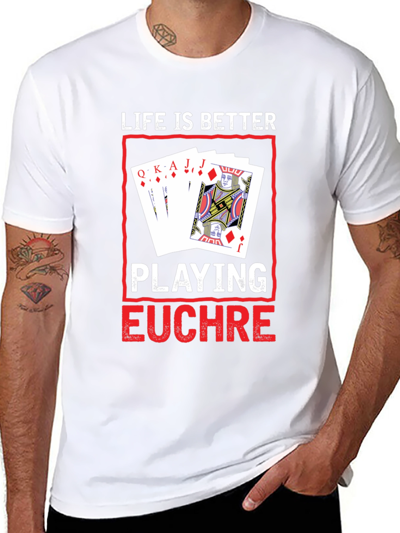 Life is Better Playing Euchre T-Shirt