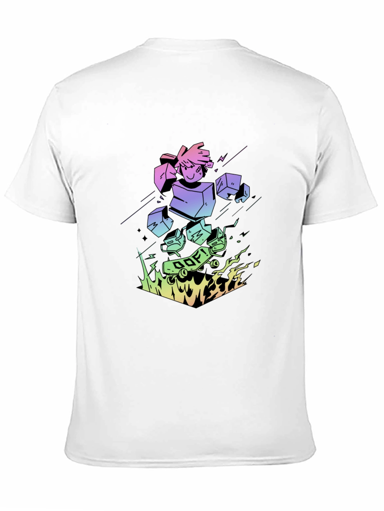 Cool Cartoon Graphic Print Tee