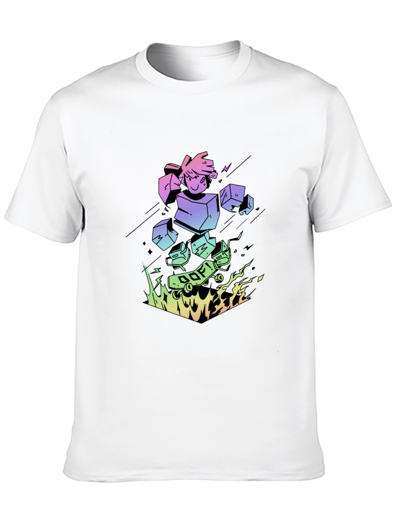 Cool Cartoon Graphic Print Tee