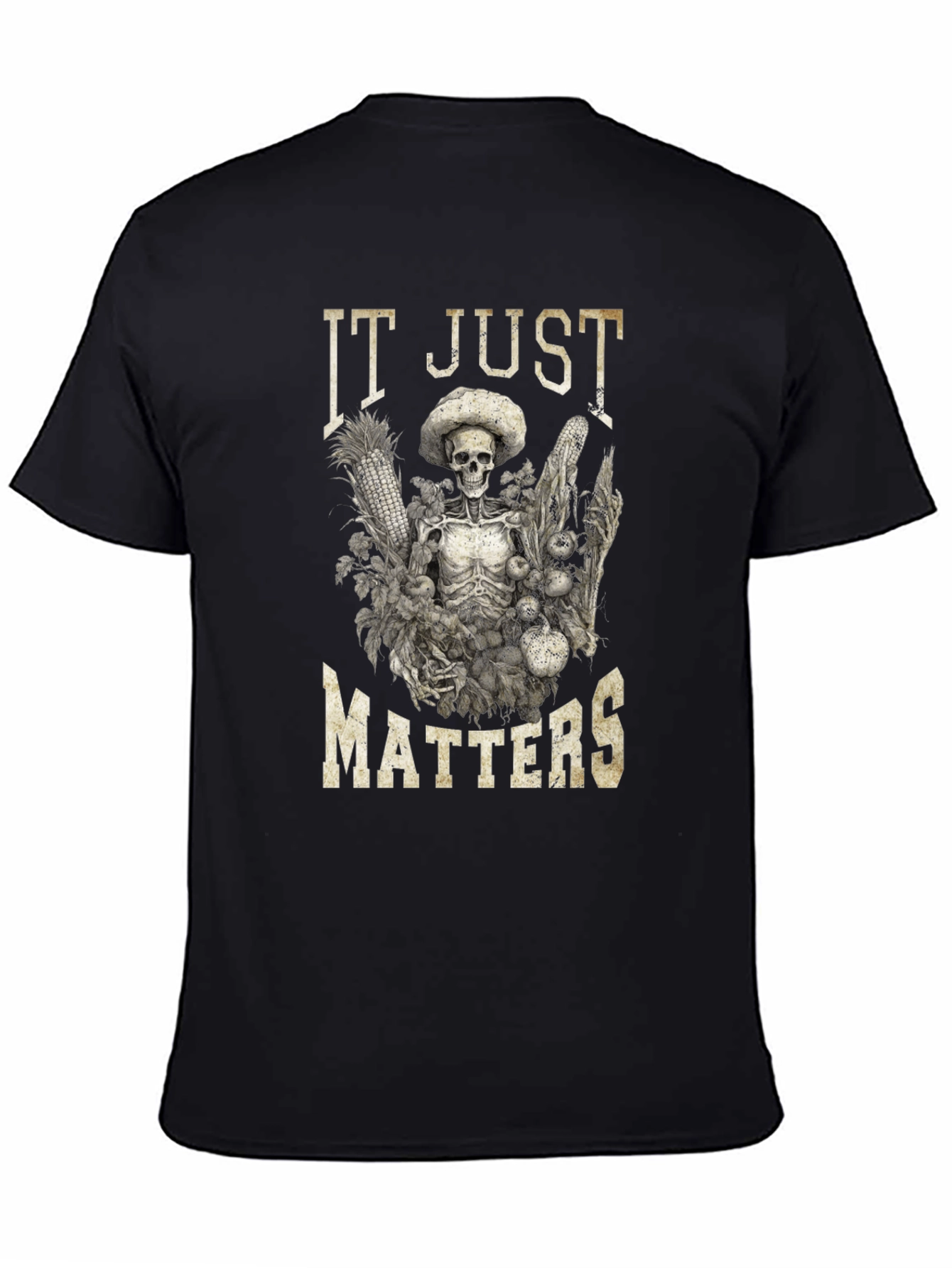 IT JUST MATTERS Skeleton Graphic T-Shirt