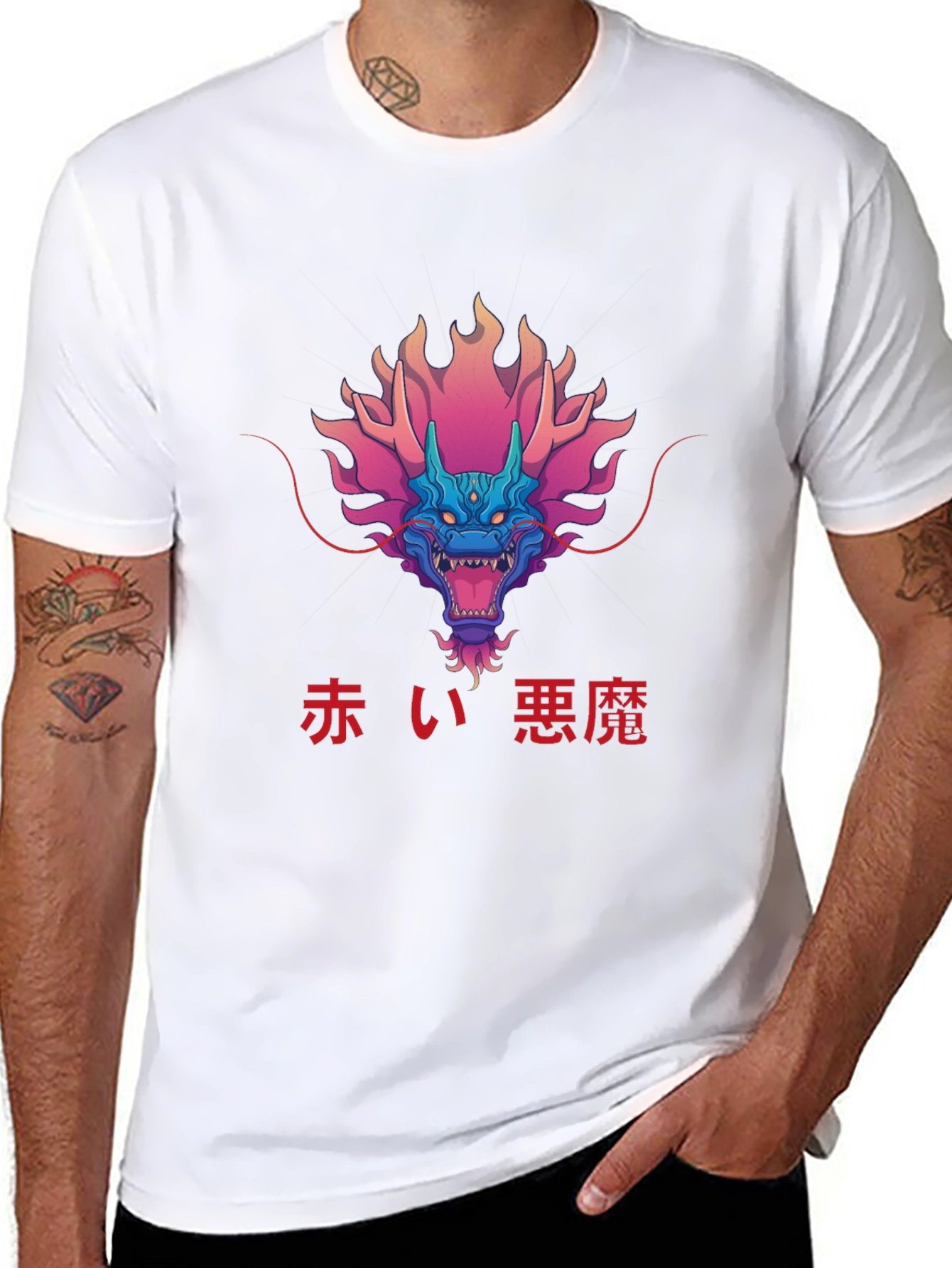 Japanese Dragon Graphic Tee