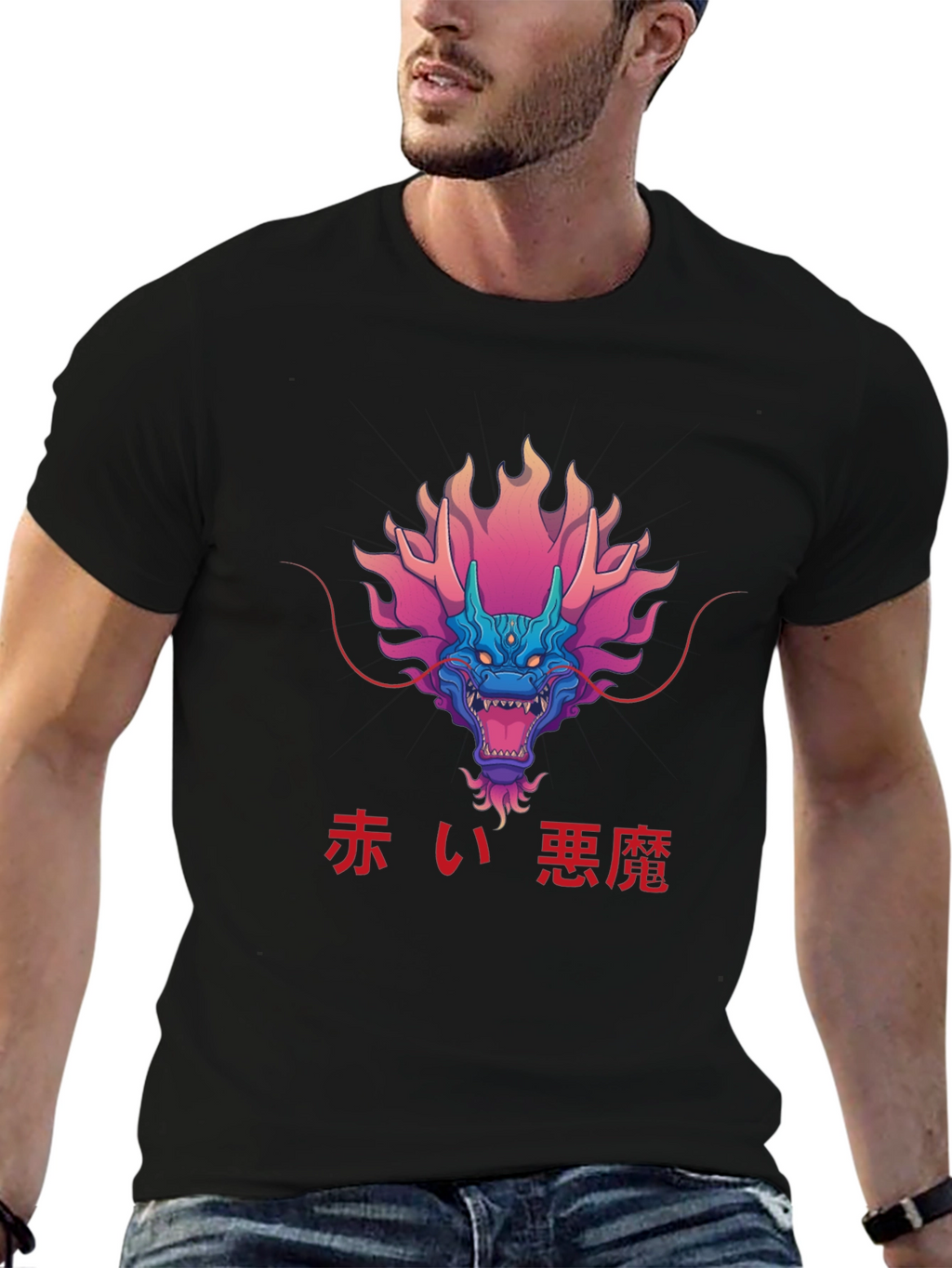 Japanese Dragon Graphic Tee