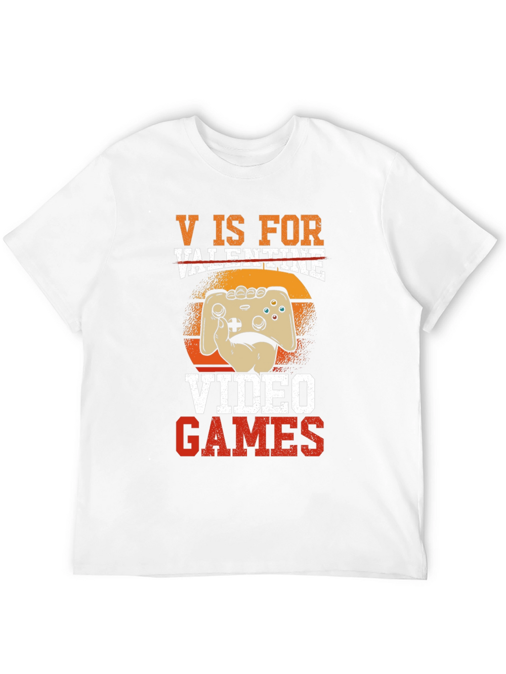 V is for Valentine Video Games T-Shirt