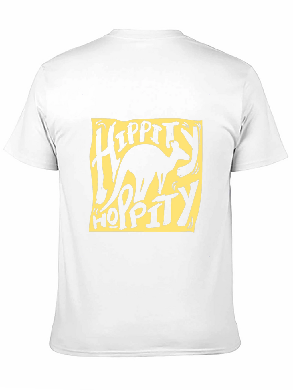 Hippity Hoppity Kangaroo Graphic Tee - Black