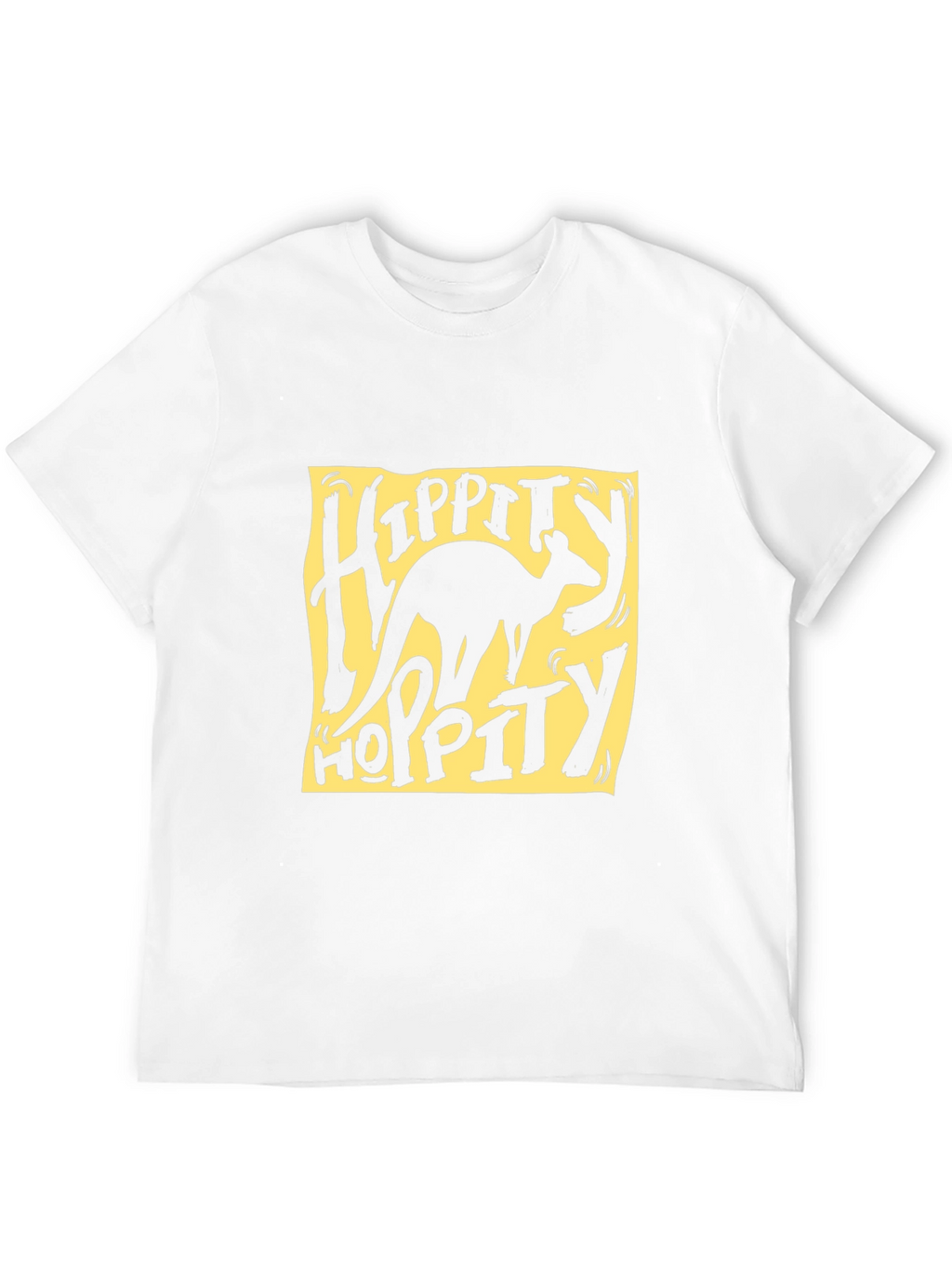 Hippity Hoppity Kangaroo Graphic Tee - Black
