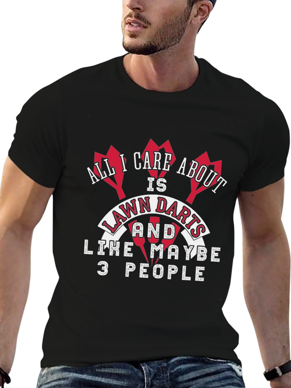 Lawn Darts Graphic Tee - Funny Novelty T-Shirt