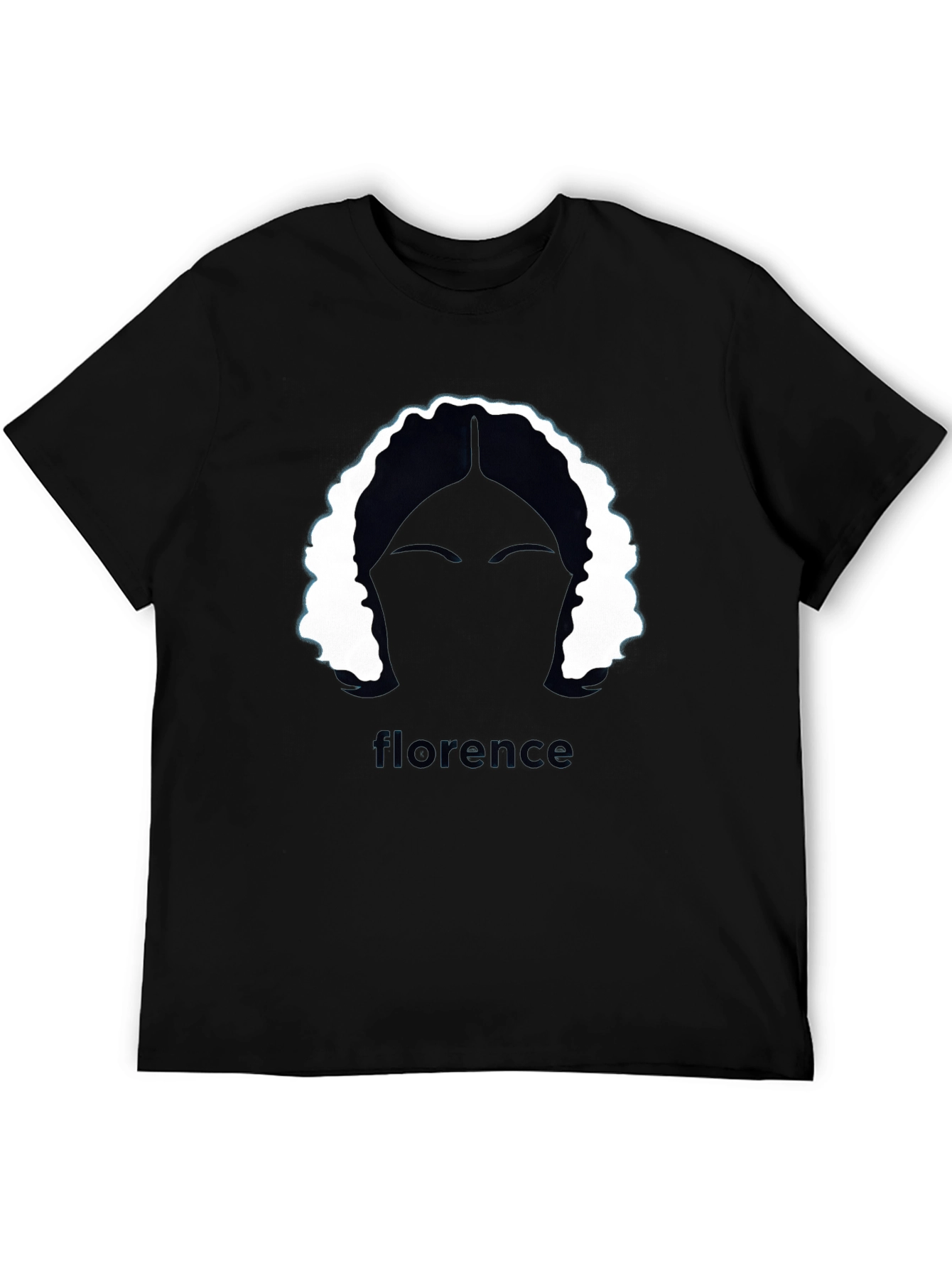 Florence Graphic Tee - Stylish Black T-Shirt