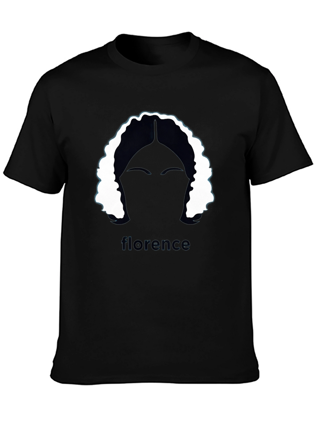 Florence Graphic Tee - Stylish Black T-Shirt
