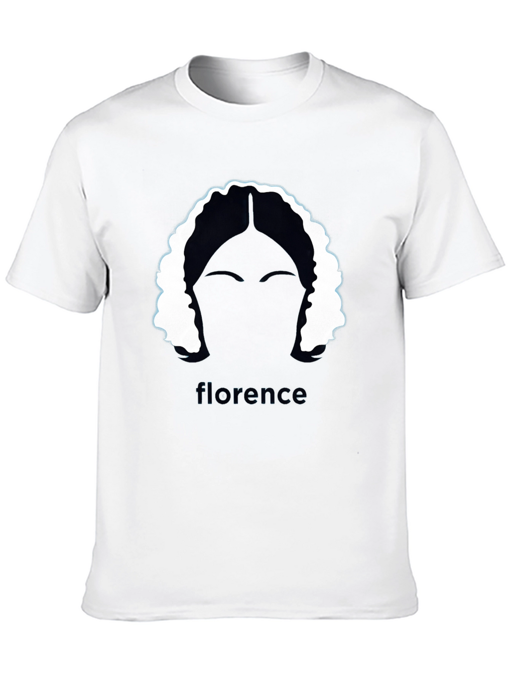 Florence Graphic Tee - Stylish Black T-Shirt