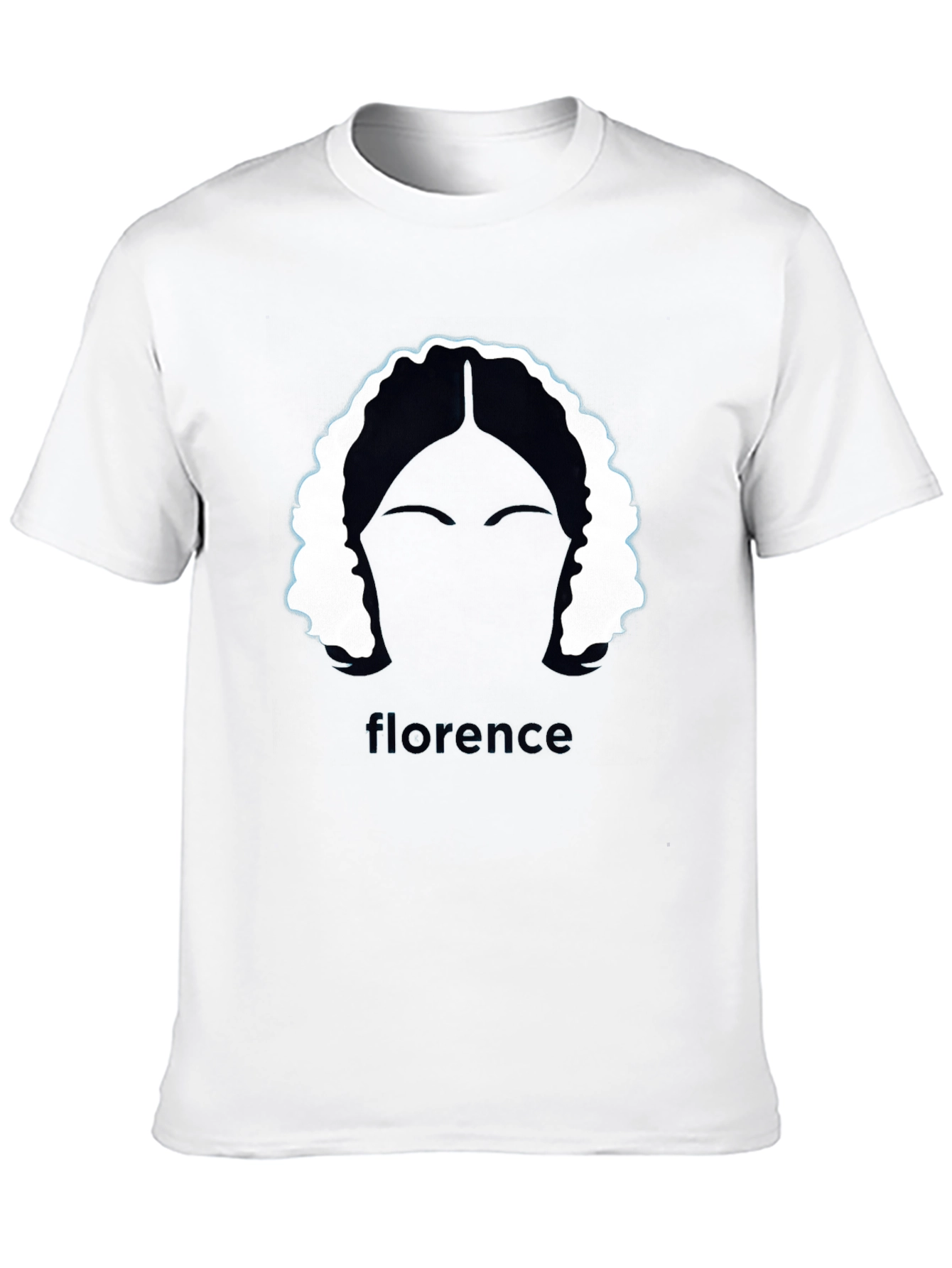 Florence Graphic Tee - Stylish Black T-Shirt
