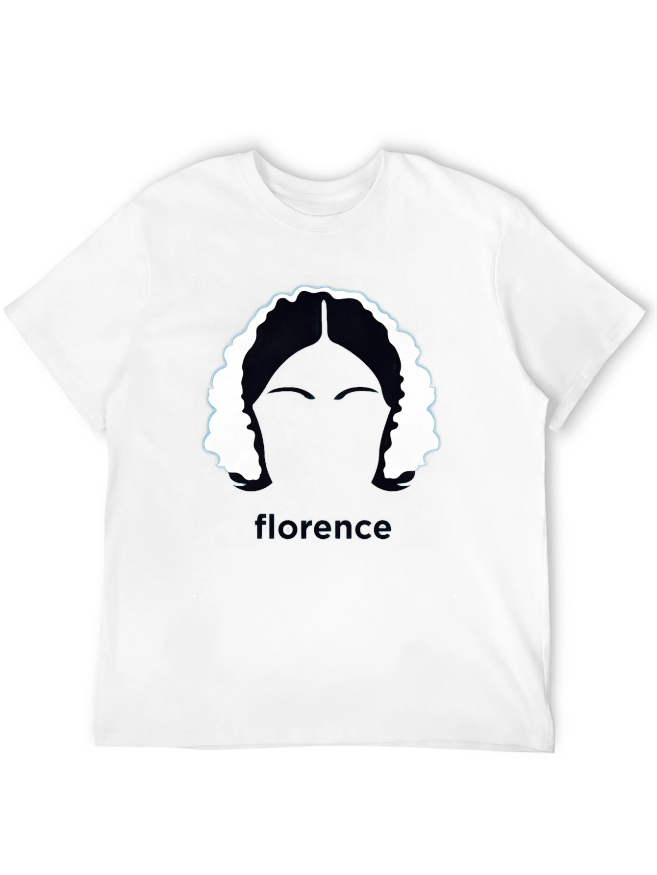 Florence Graphic Tee - Stylish Black T-Shirt