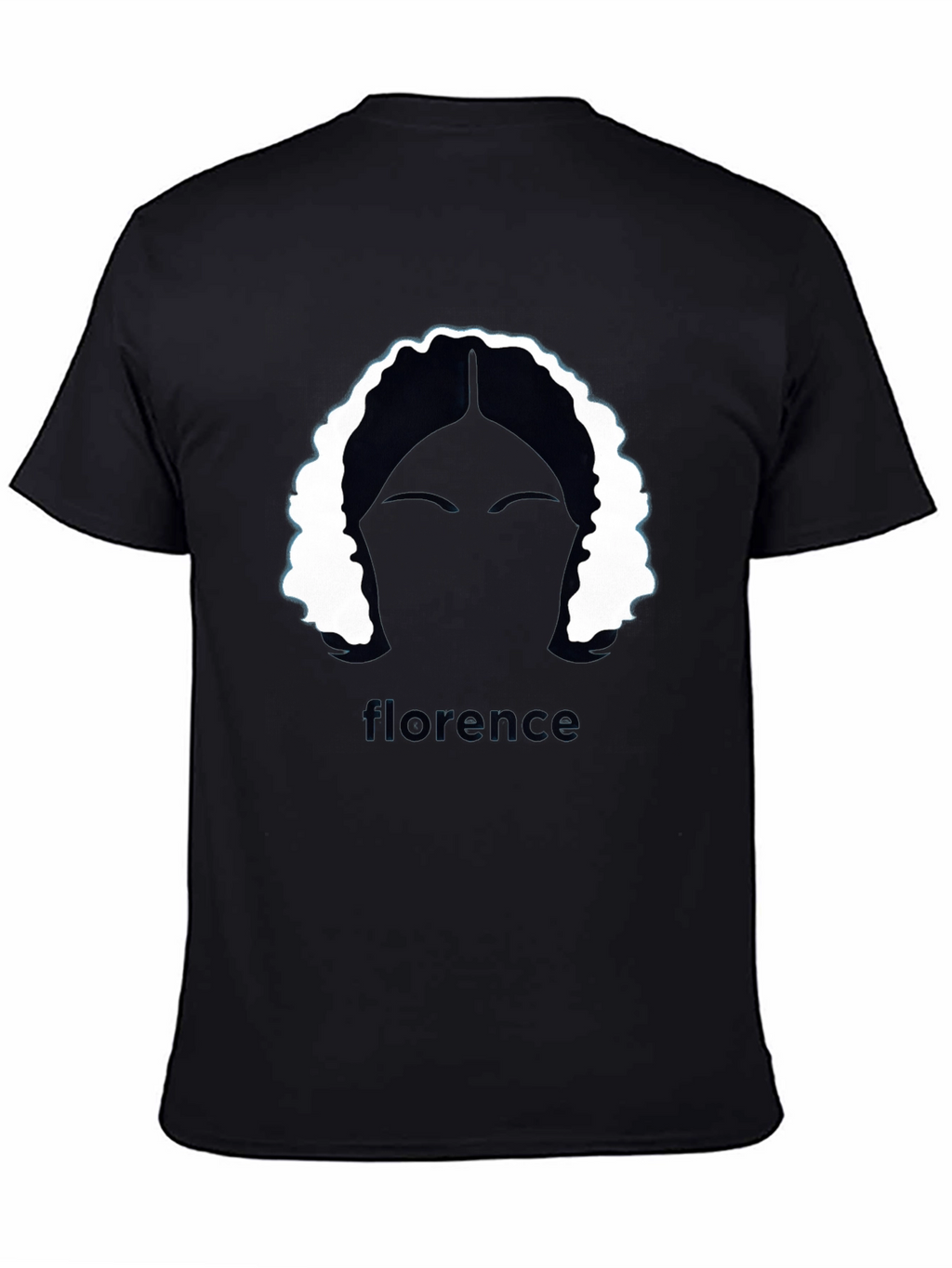 Florence Graphic Tee - Stylish Black T-Shirt