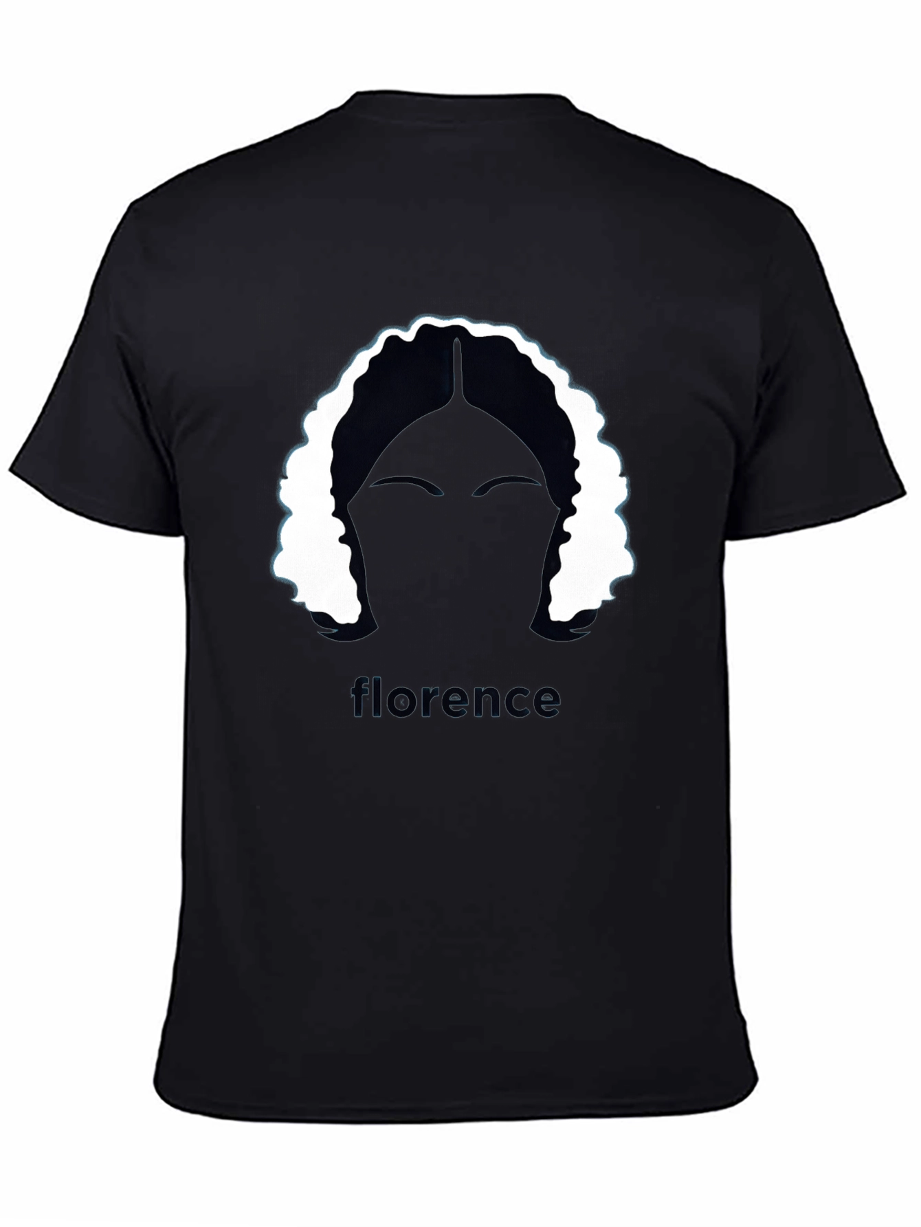 Florence Graphic Tee - Stylish Black T-Shirt