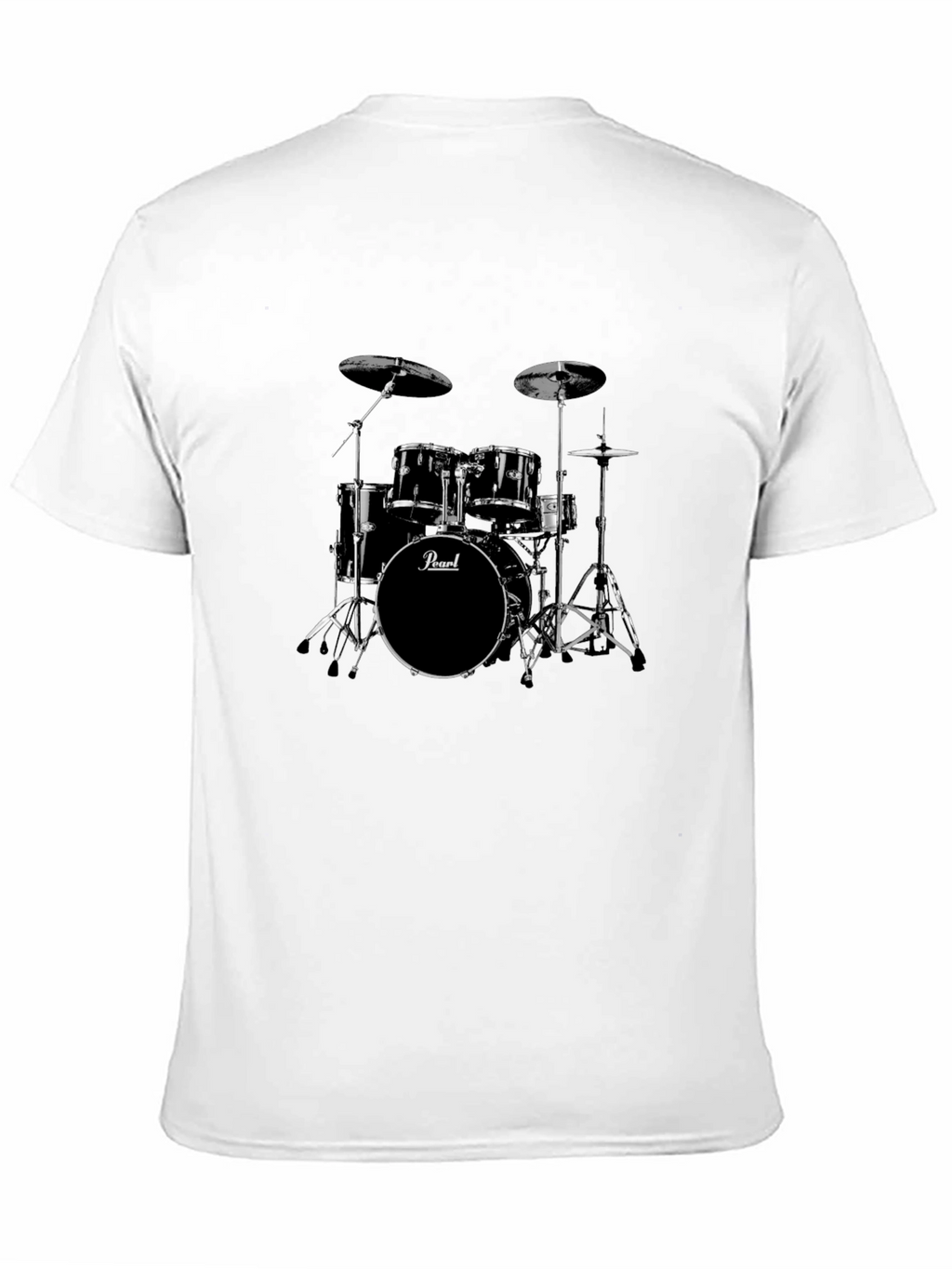 Drum Set Graphic Tee - Musicians Style!