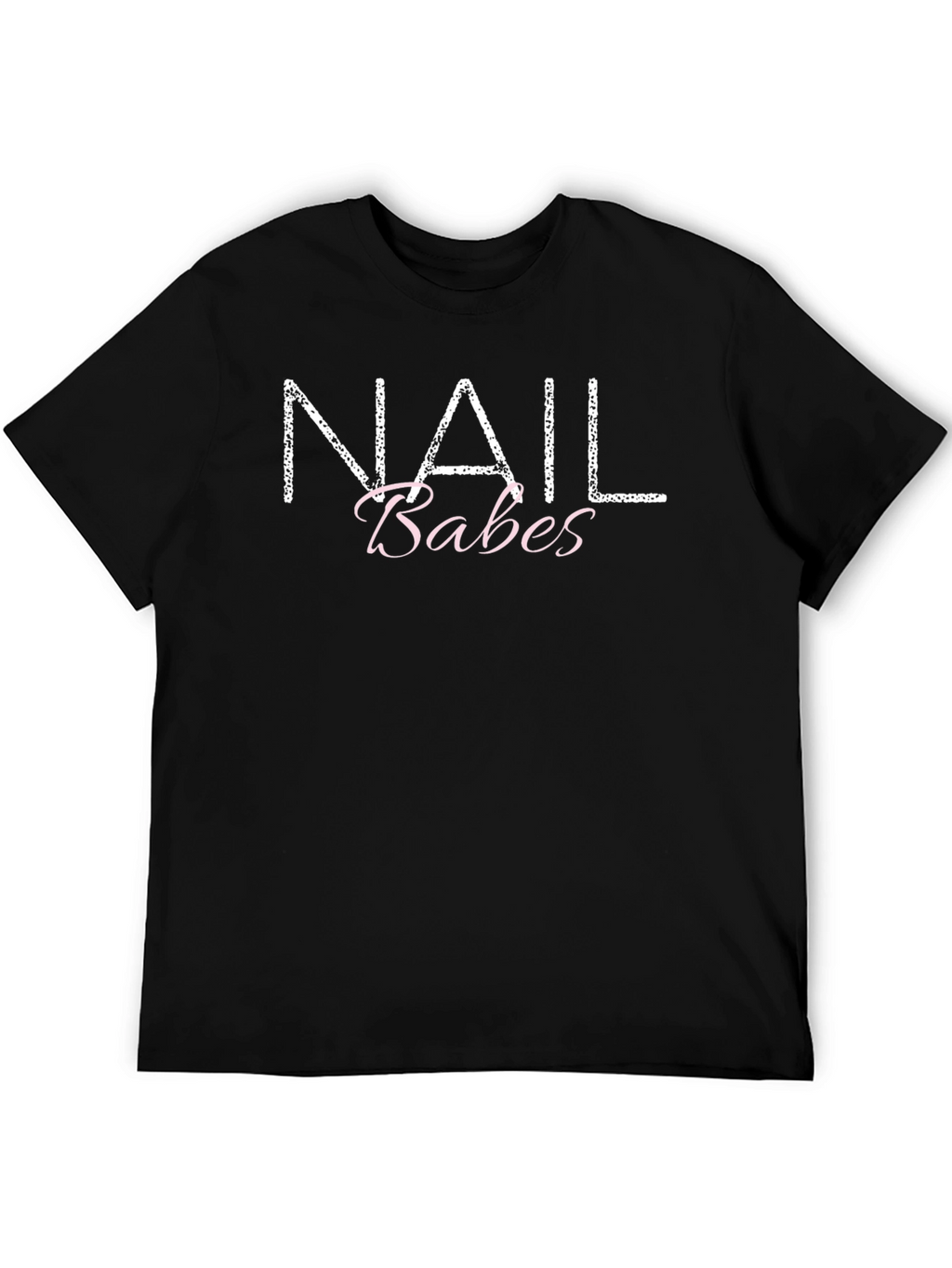 Nail Babes Graphic Tee - Black Cotton T-Shirt
