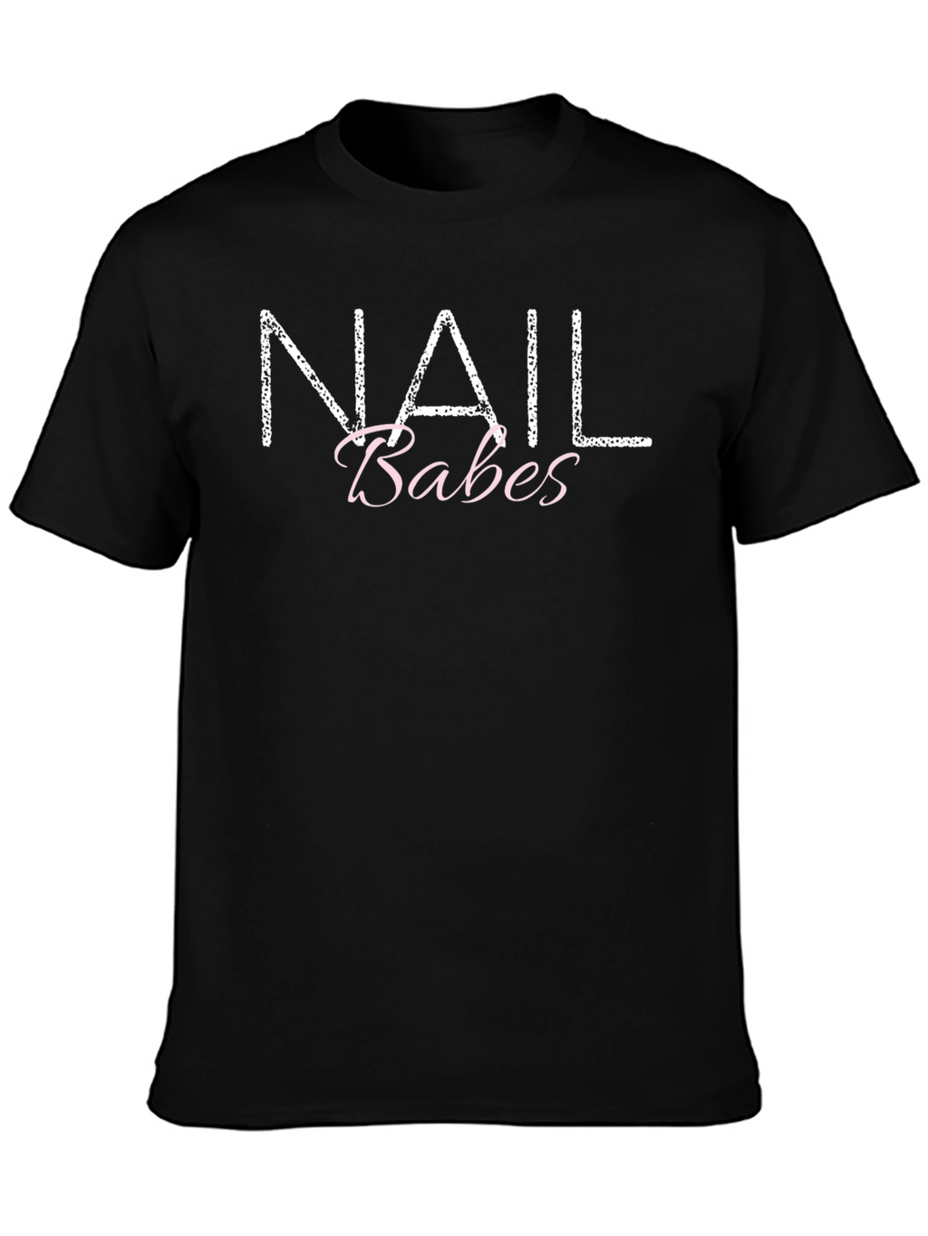 Nail Babes Graphic Tee - Black Cotton T-Shirt