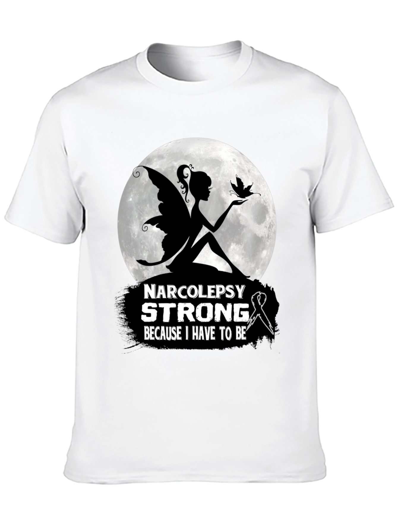 Narcolepsy Strong T-Shirt Fairy Silhouette