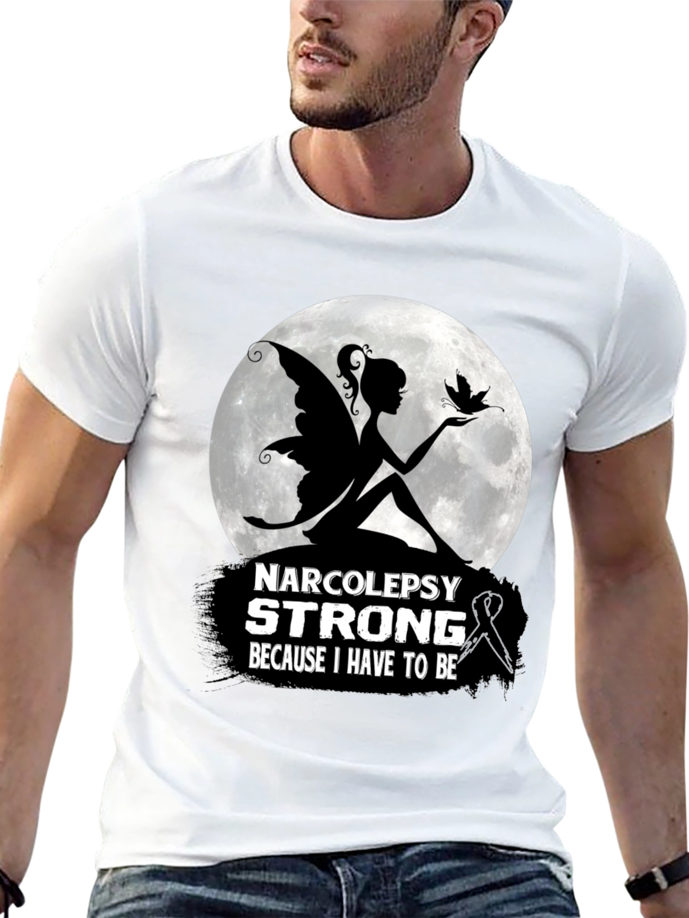 Narcolepsy Strong T-Shirt Fairy Silhouette