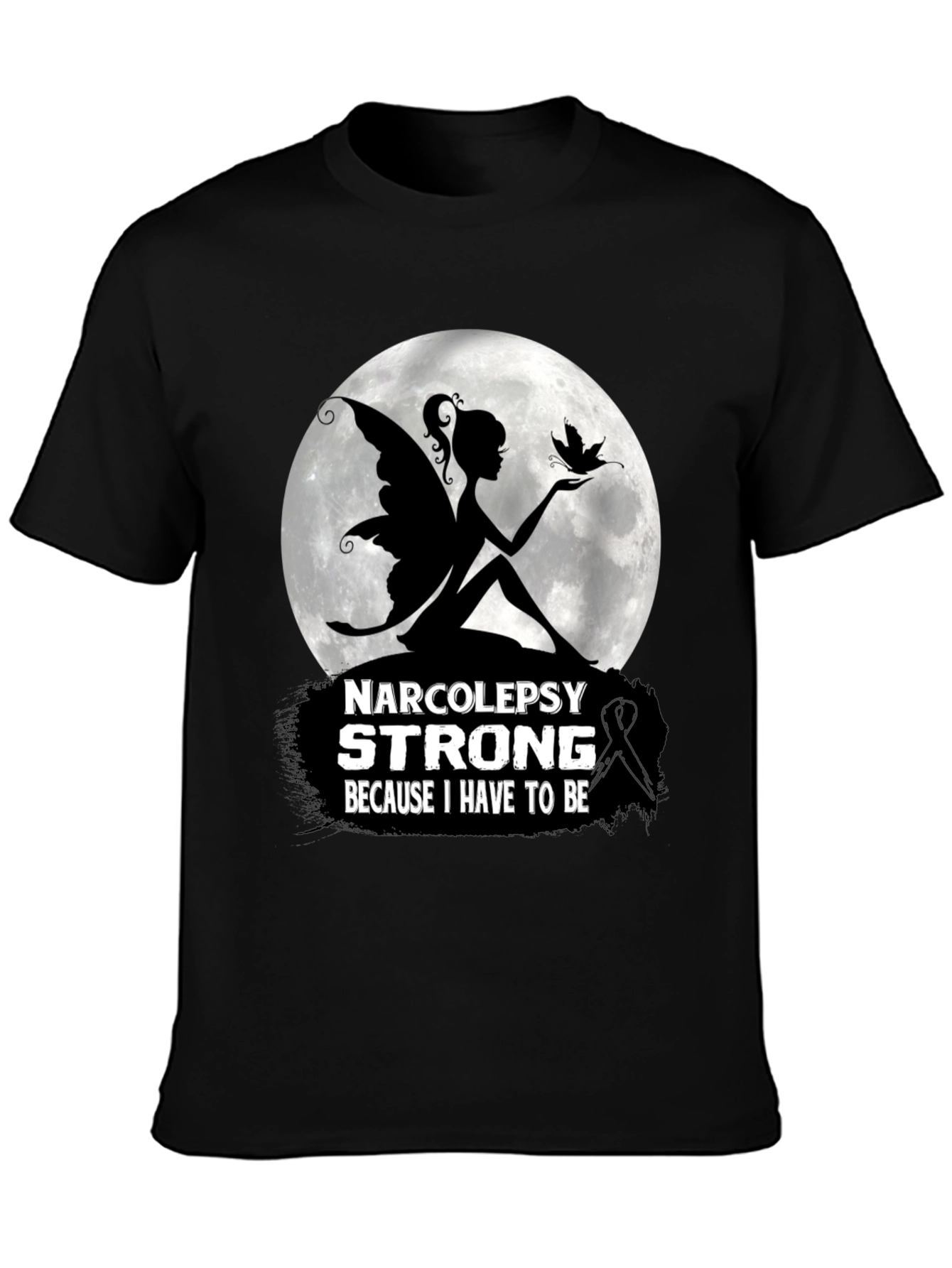 Narcolepsy Strong T-Shirt Fairy Silhouette