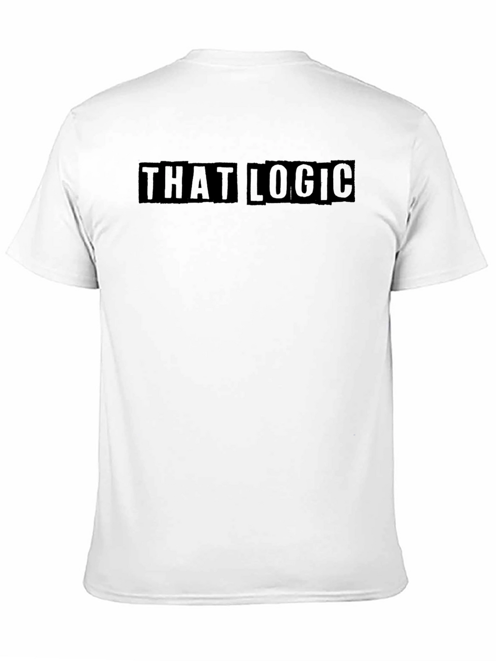 That Logic Black Graphic T-Shirt Casual Wear