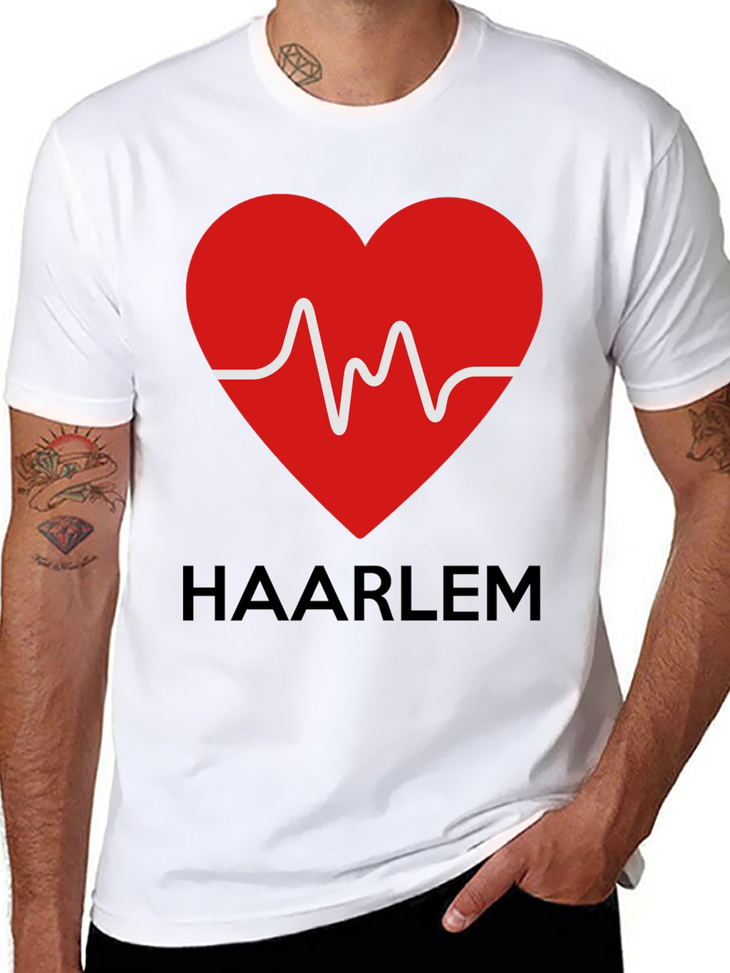 Haarlem Heartbeat T-Shirt - City Pride Tee