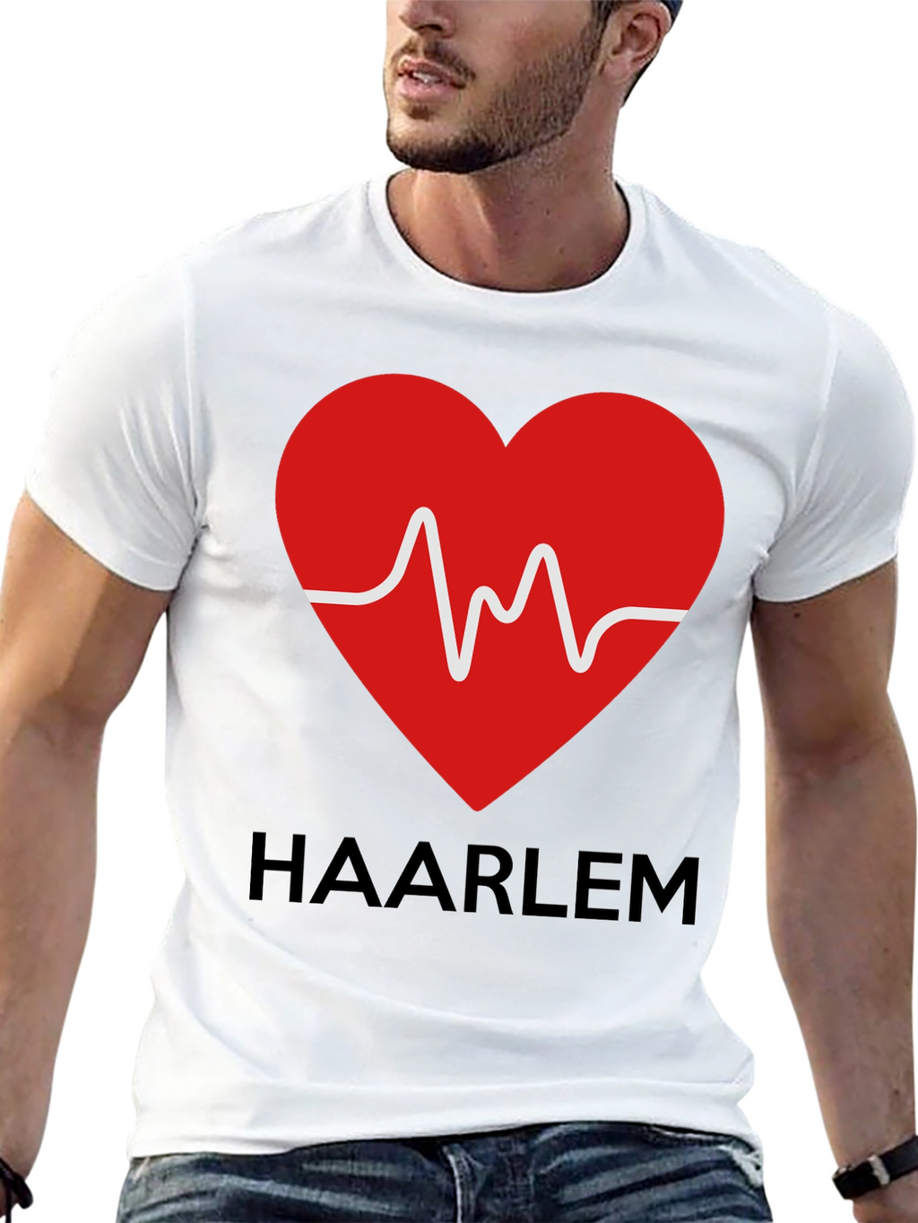 Haarlem Heartbeat T-Shirt - City Pride Tee