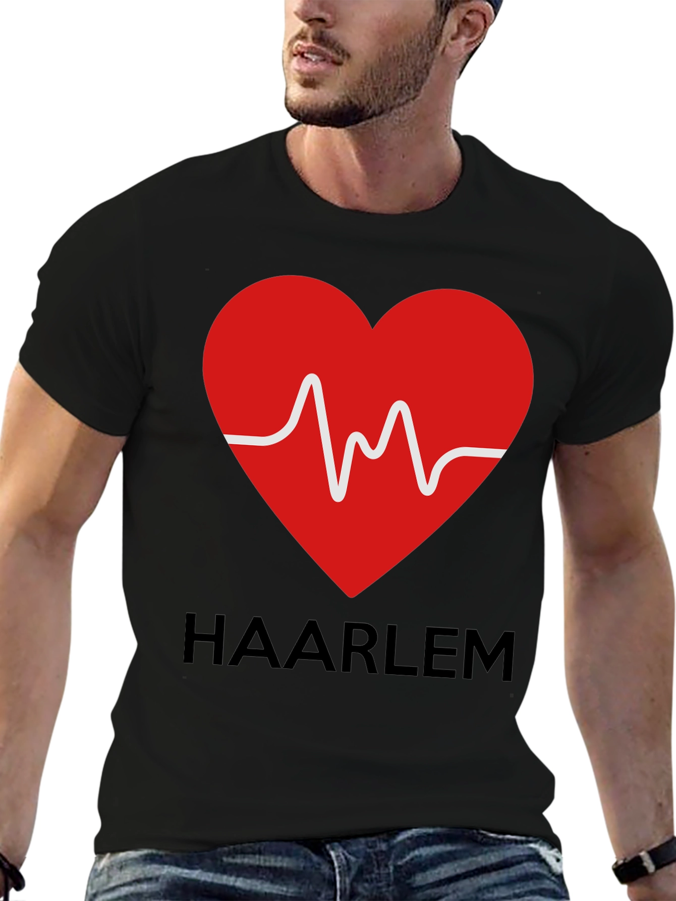 Haarlem Heartbeat T-Shirt - City Pride Tee