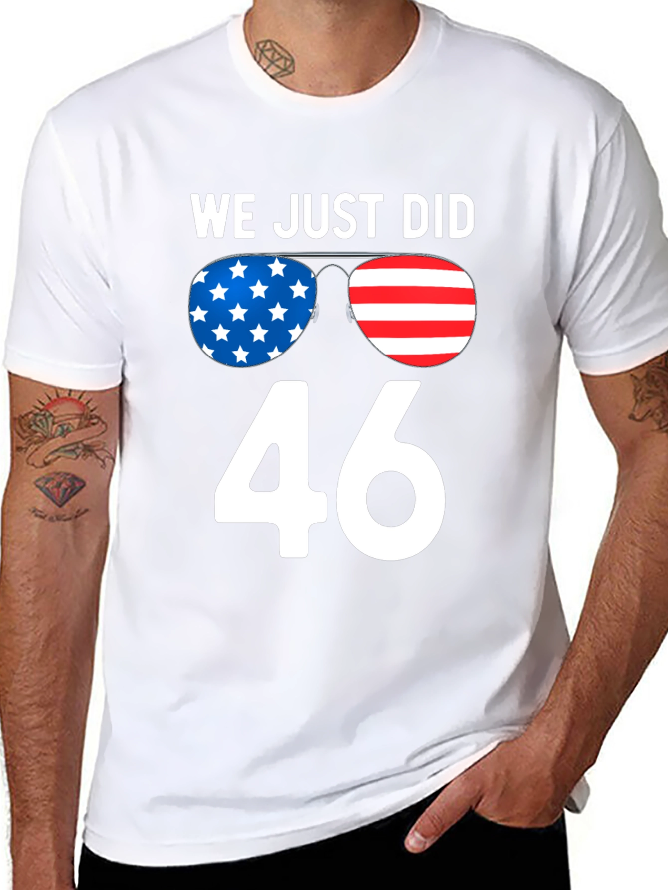 We Just Did 46 T-Shirt Patriotic Design