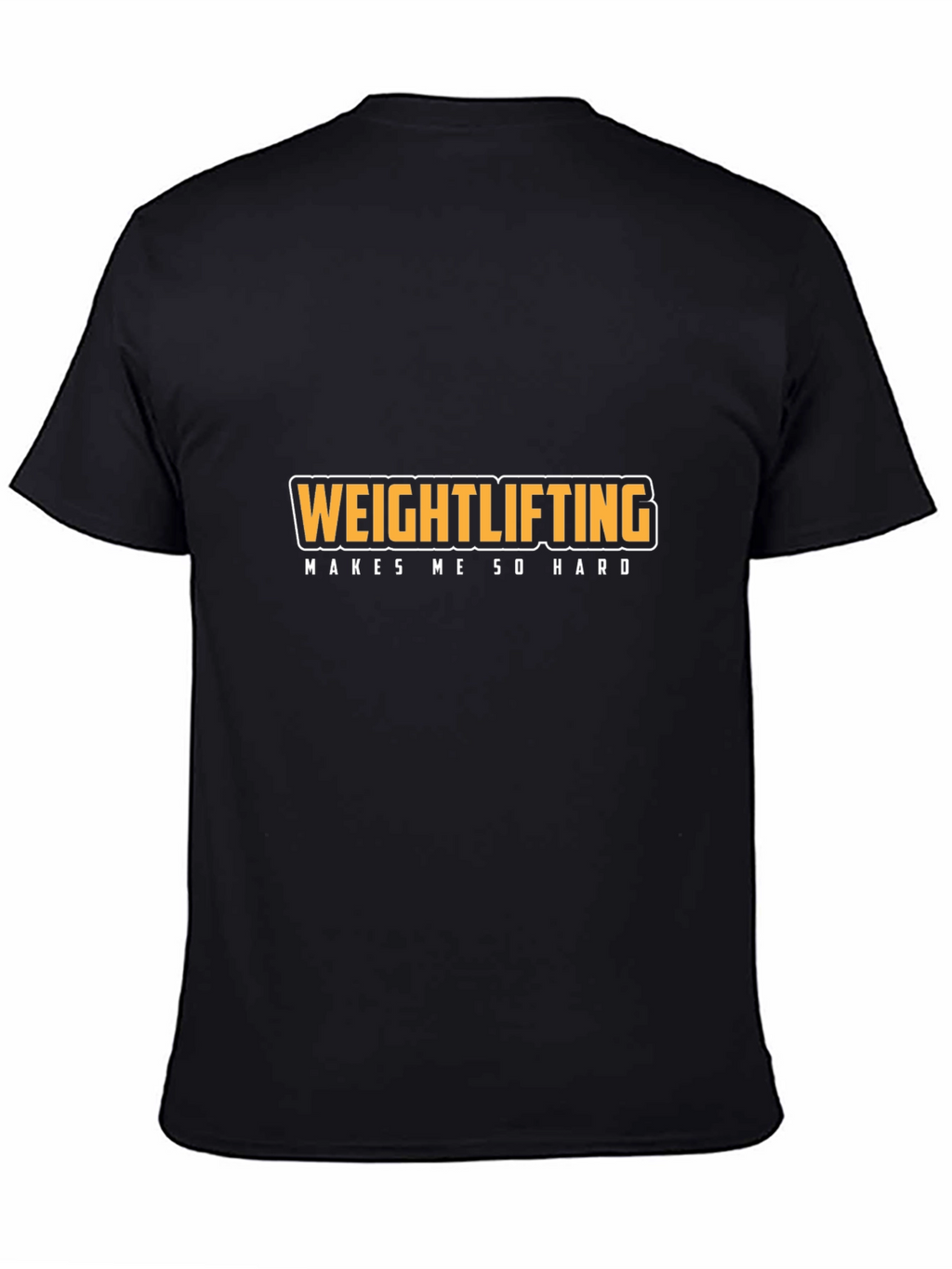 Weightlifting Makes Me So Hard Black T-Shirt