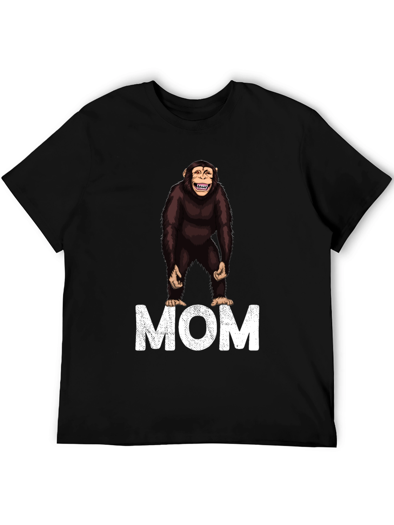Chimpanzee Mom Graphic T-Shirt - Unique Design
