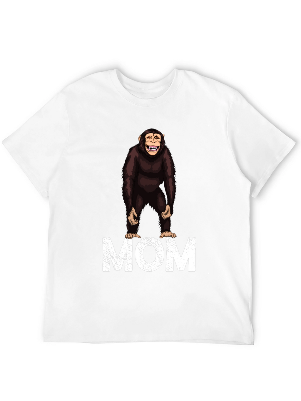 Chimpanzee Mom Graphic T-Shirt - Unique Design
