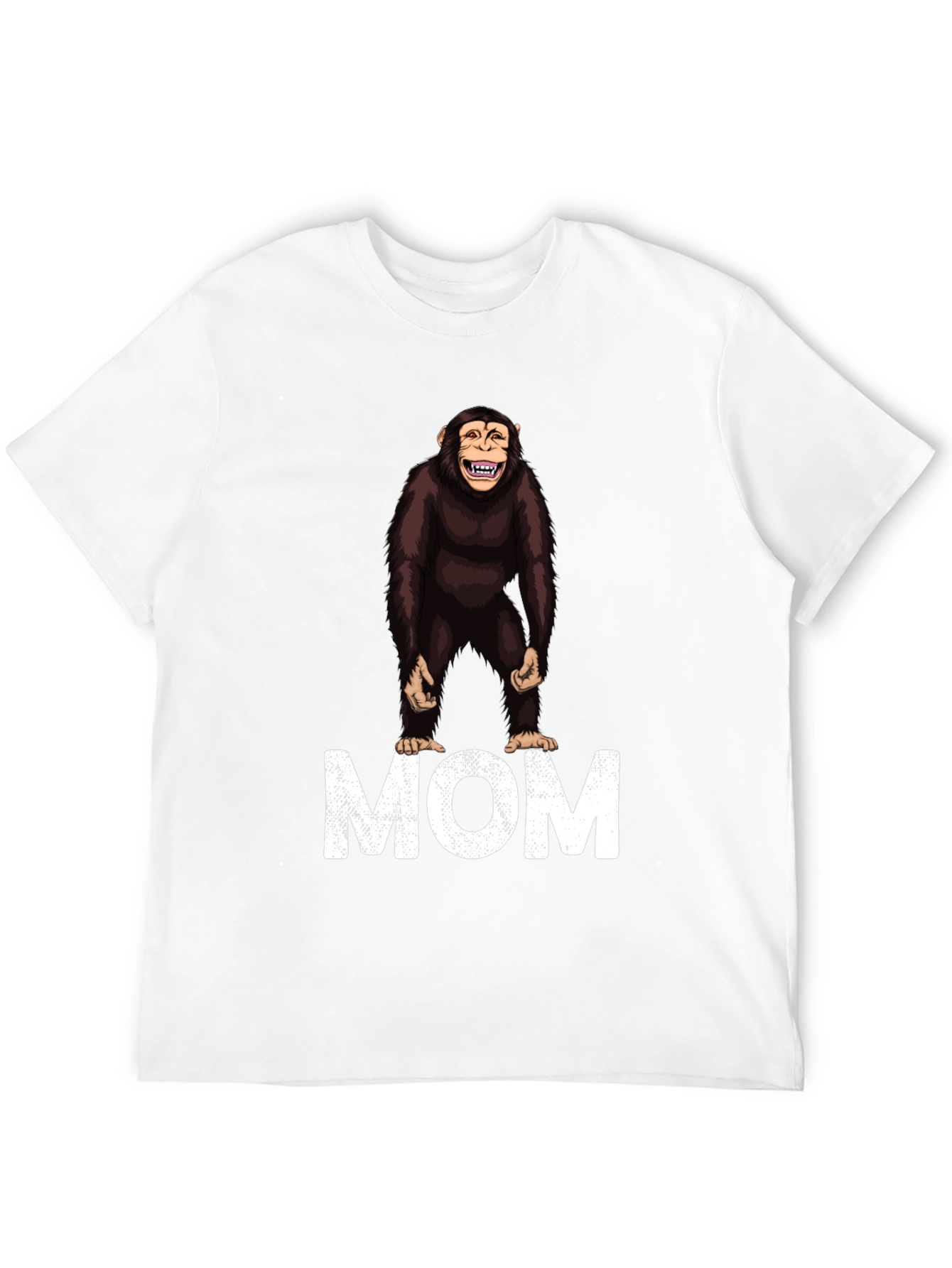 Chimpanzee Mom Graphic T-Shirt - Unique Design