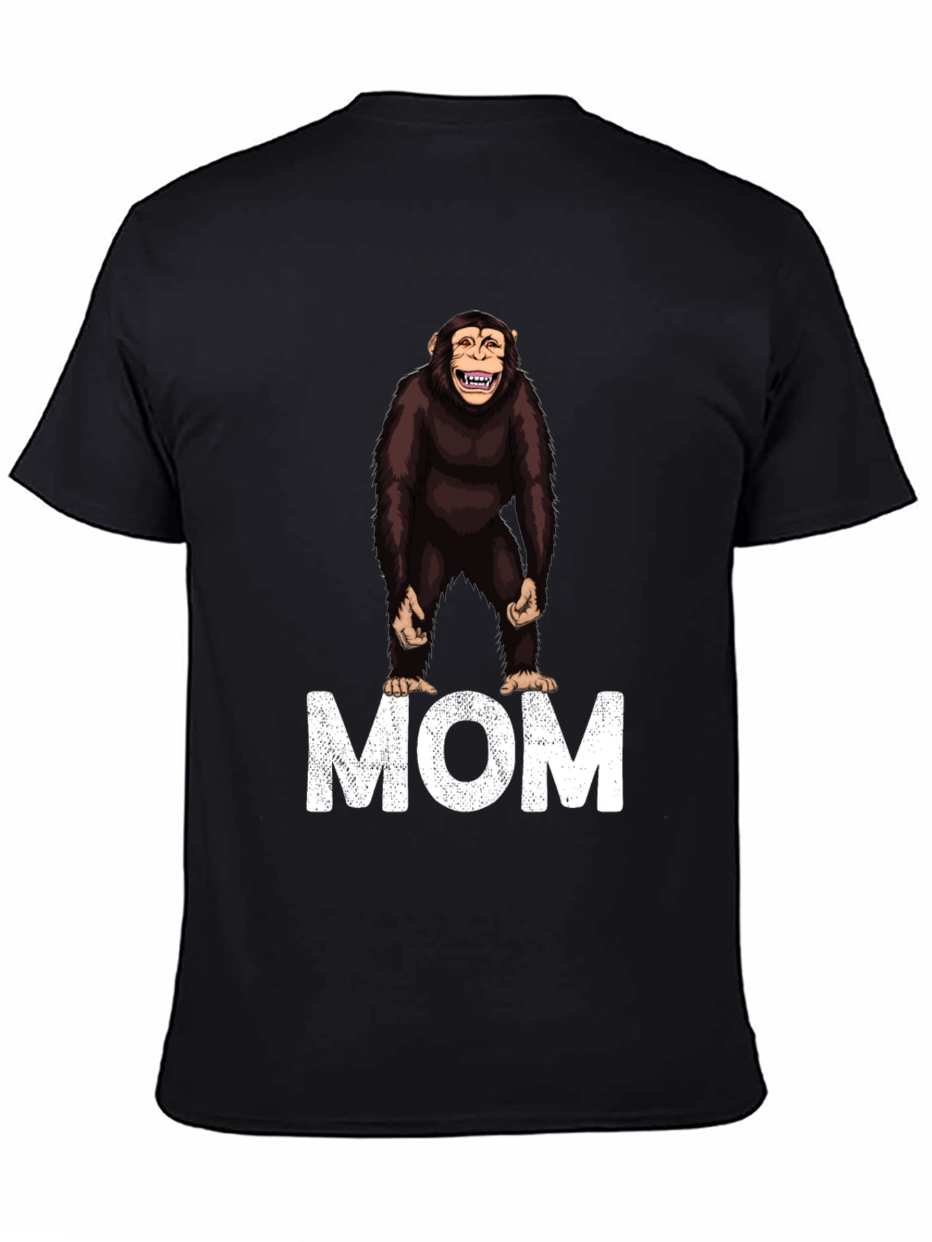Chimpanzee Mom Graphic T-Shirt - Unique Design