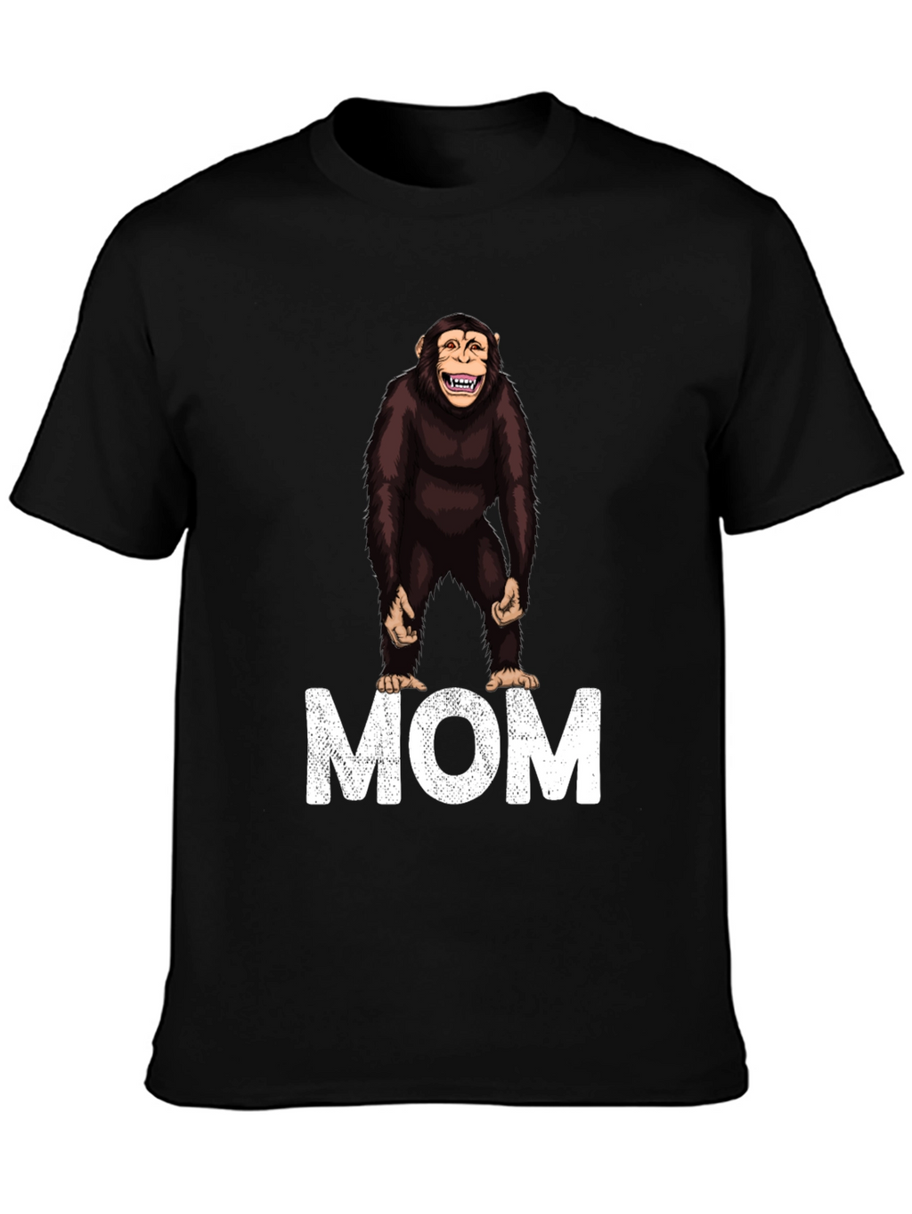 Chimpanzee Mom Graphic T-Shirt - Unique Design