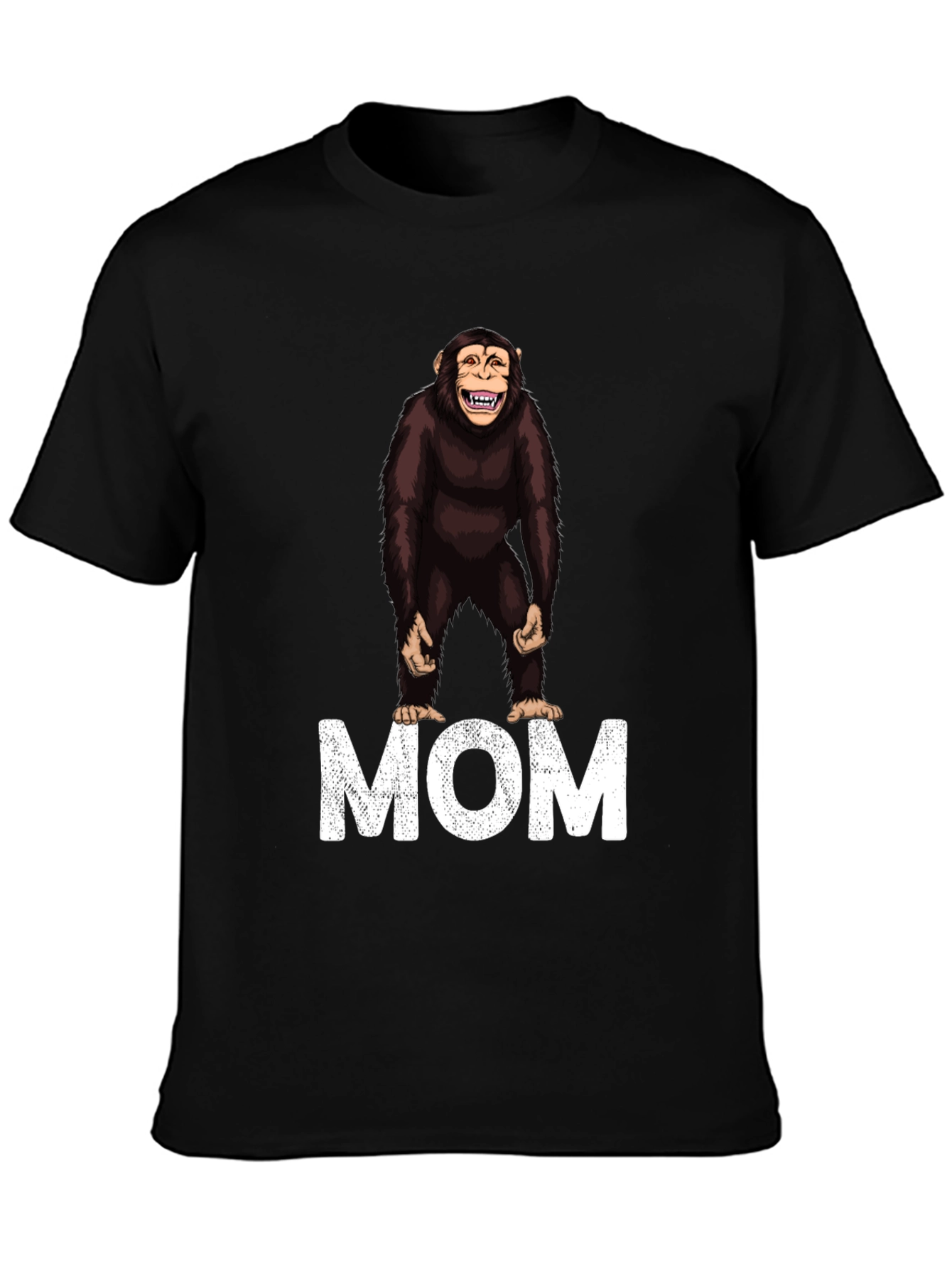 Chimpanzee Mom Graphic T-Shirt - Unique Design