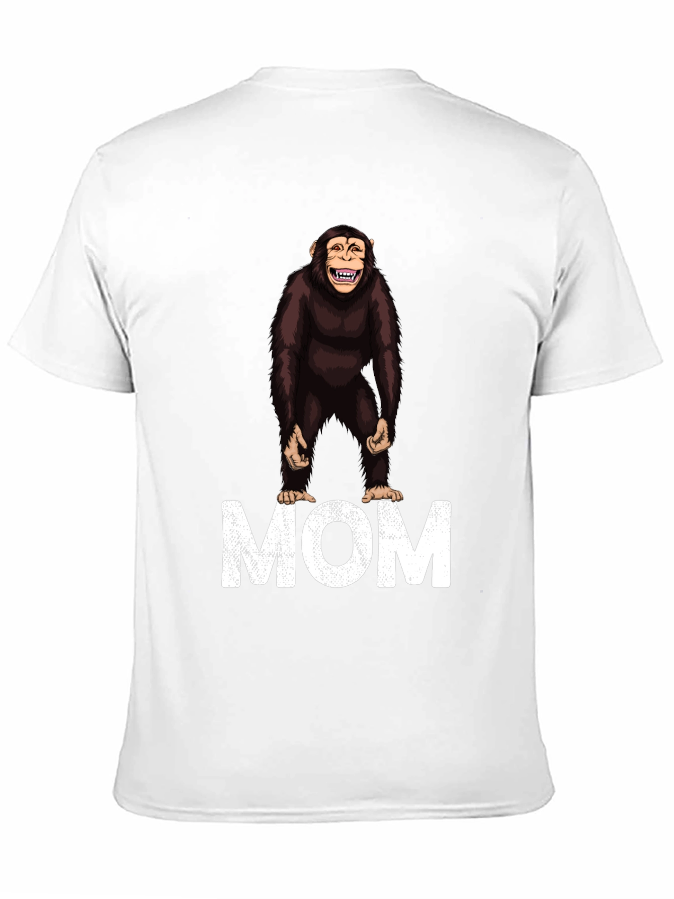 Chimpanzee Mom Graphic T-Shirt - Unique Design