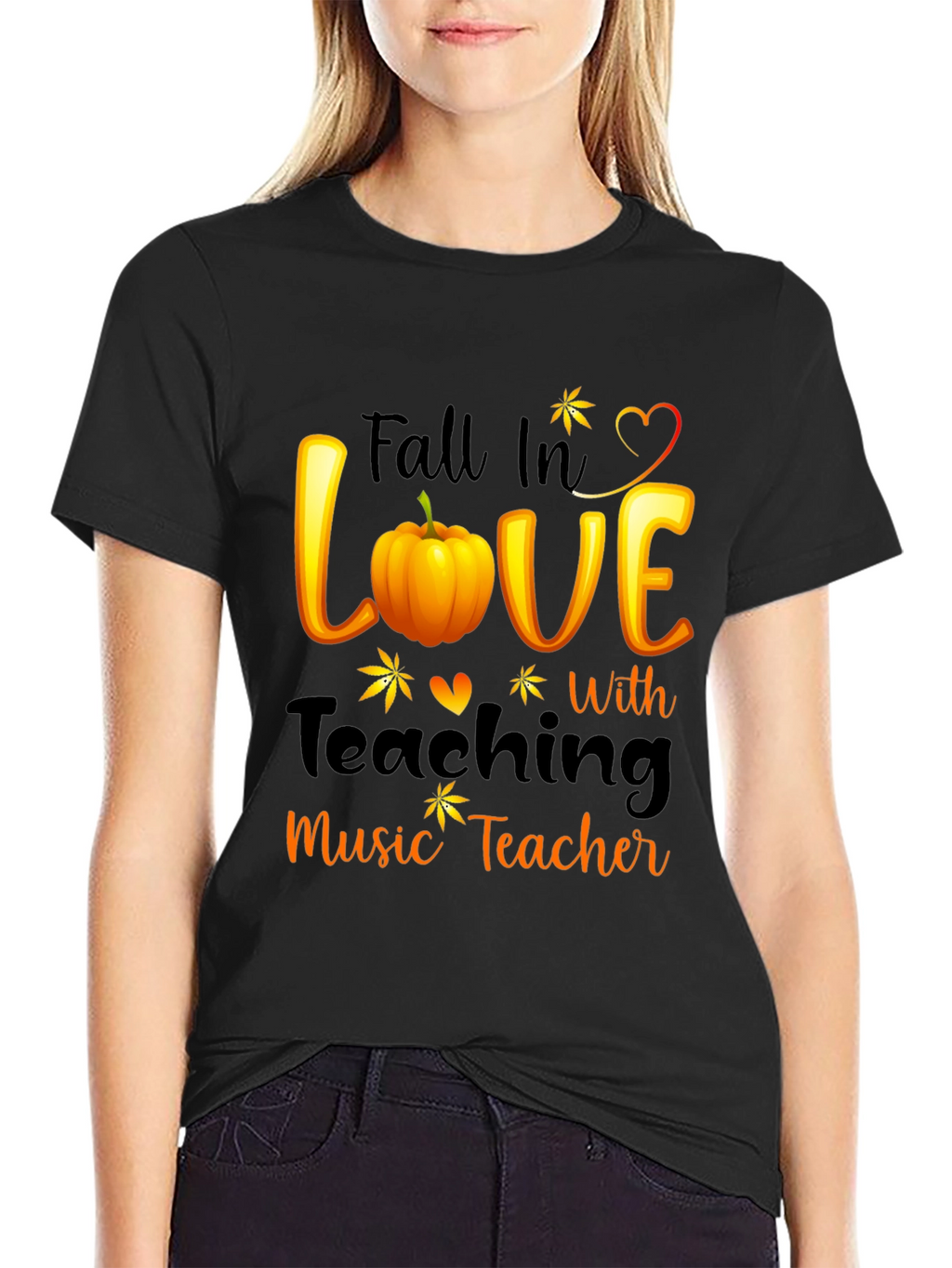 Fall in Love with Teaching Music Teacher T-Shirt