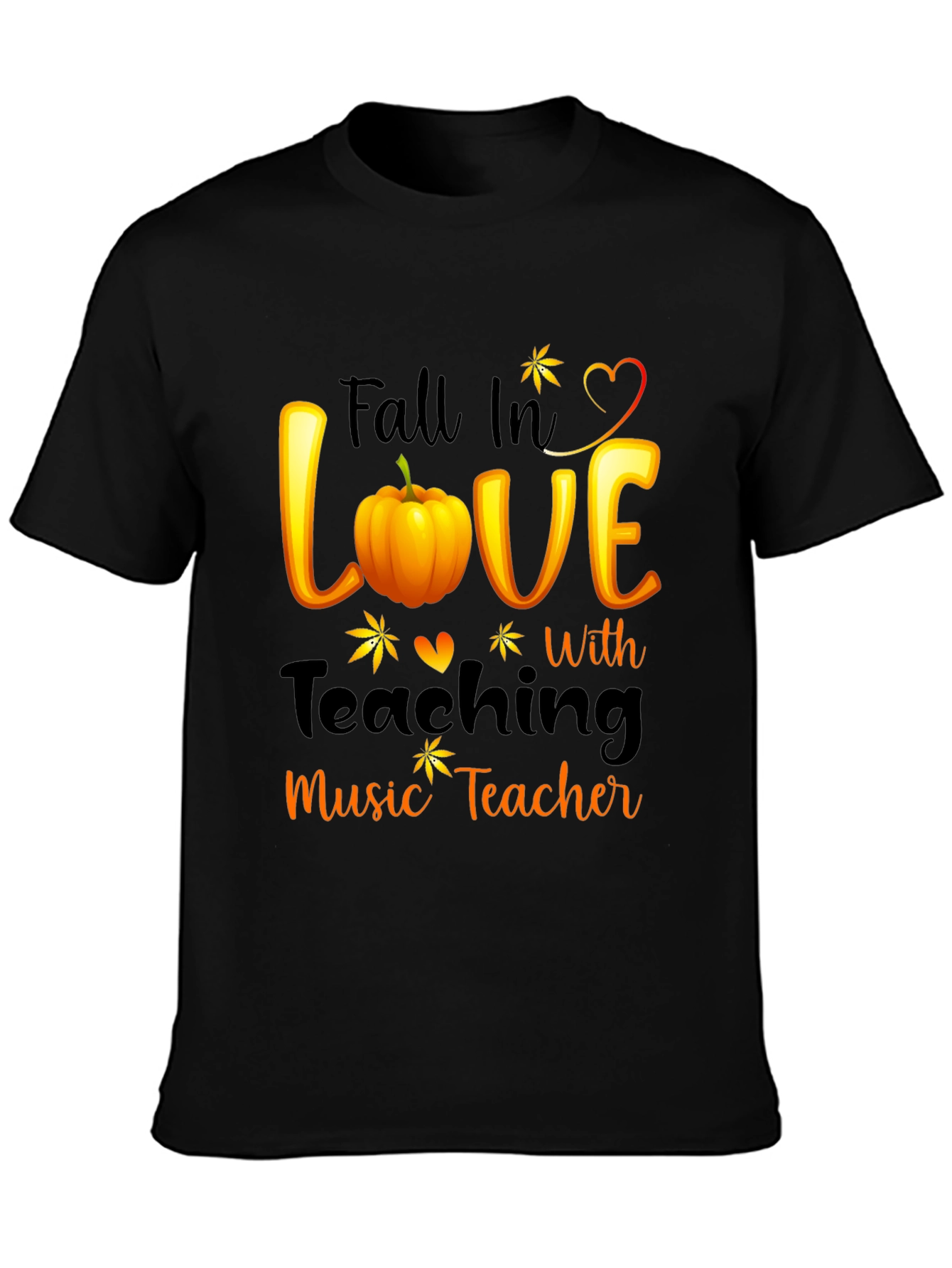 Fall in Love with Teaching Music Teacher T-Shirt