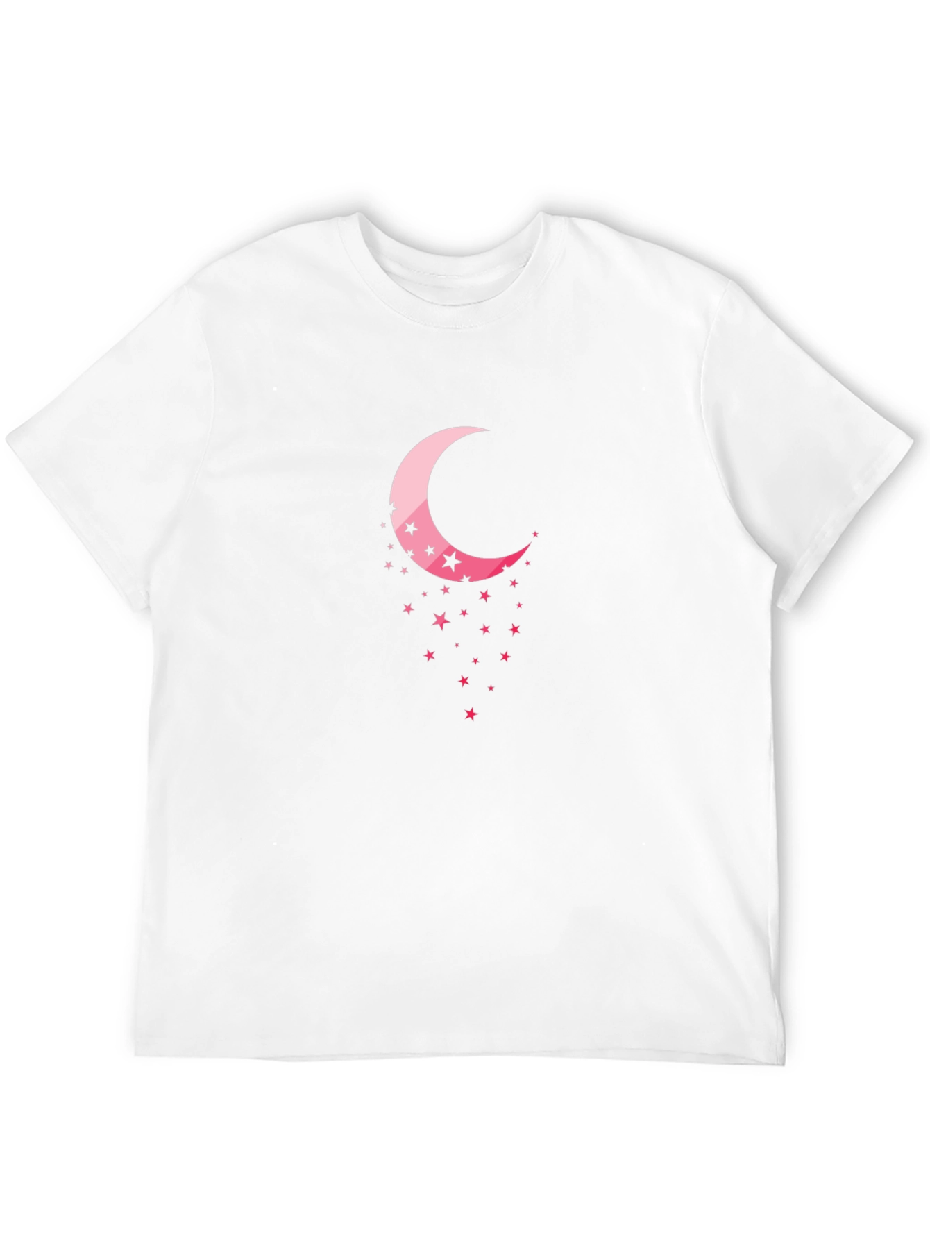 Crescent Moon & Stars Black T-Shirt