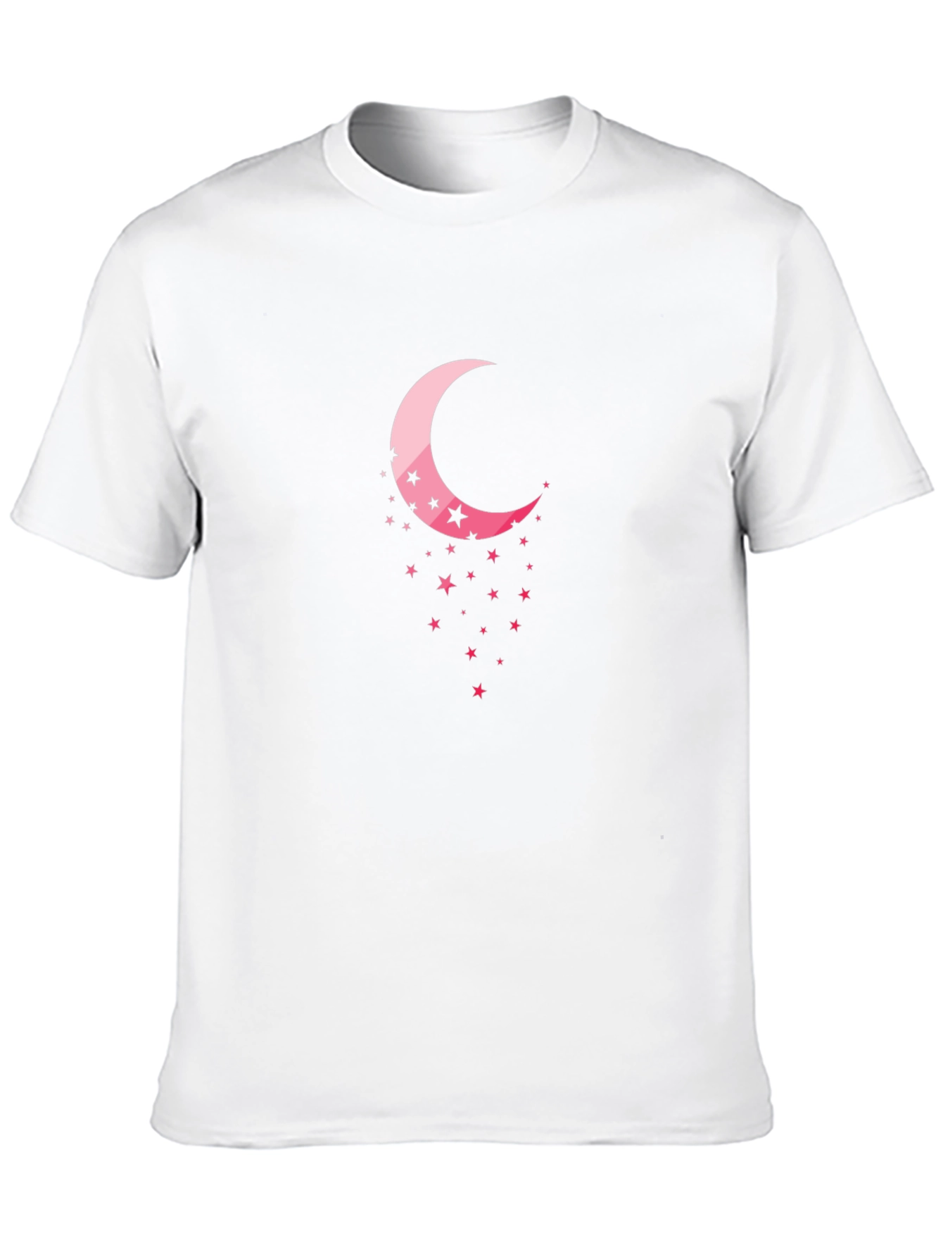 Crescent Moon & Stars Black T-Shirt