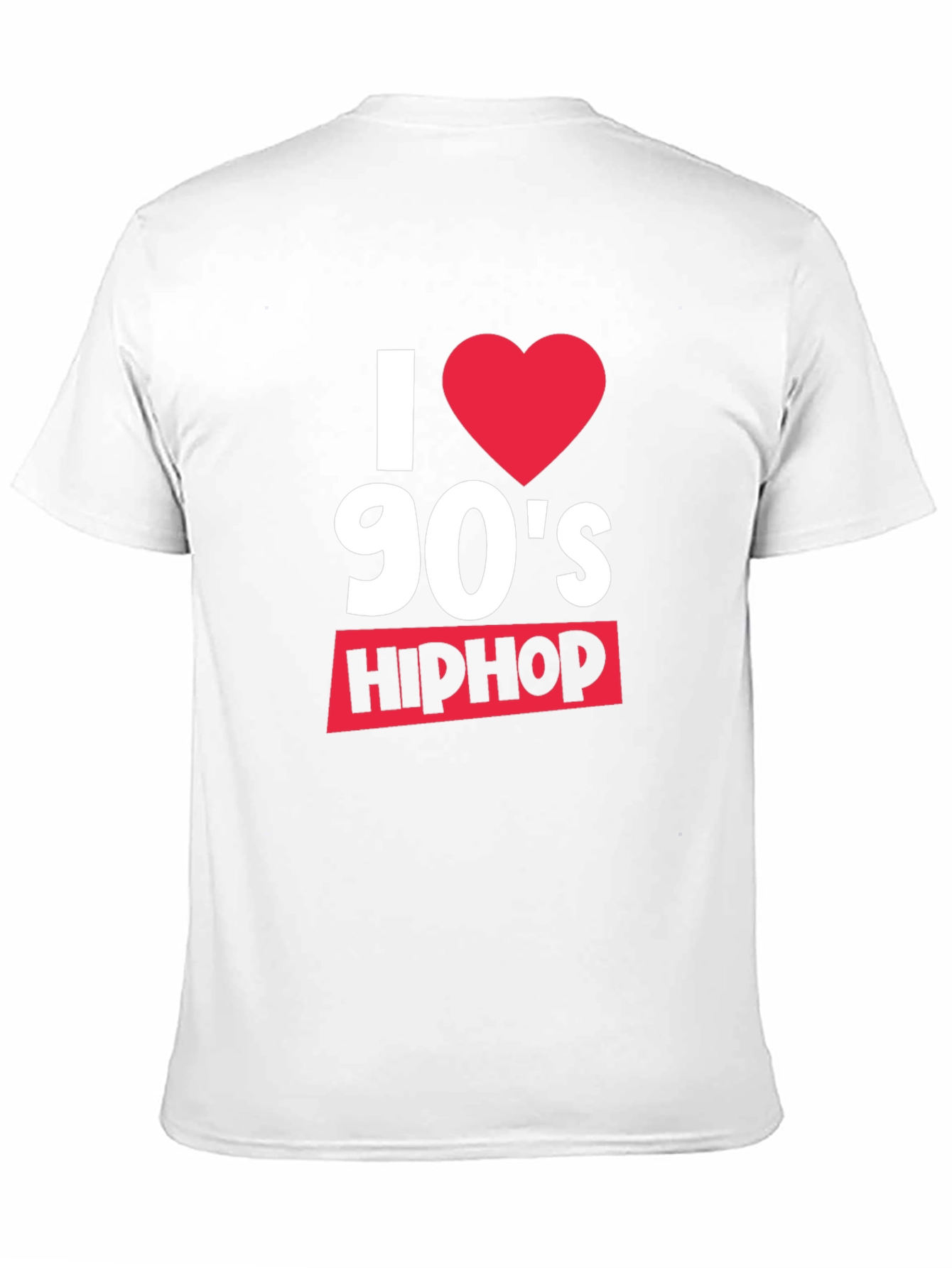 I Heart 90s Hip Hop Black T-Shirt