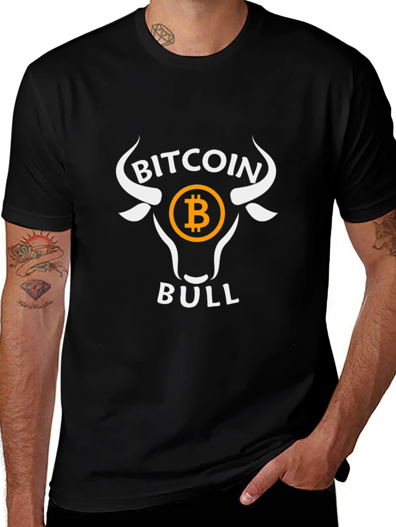 Bitcoin Bull T-Shirt - Crypto HODL Apparel