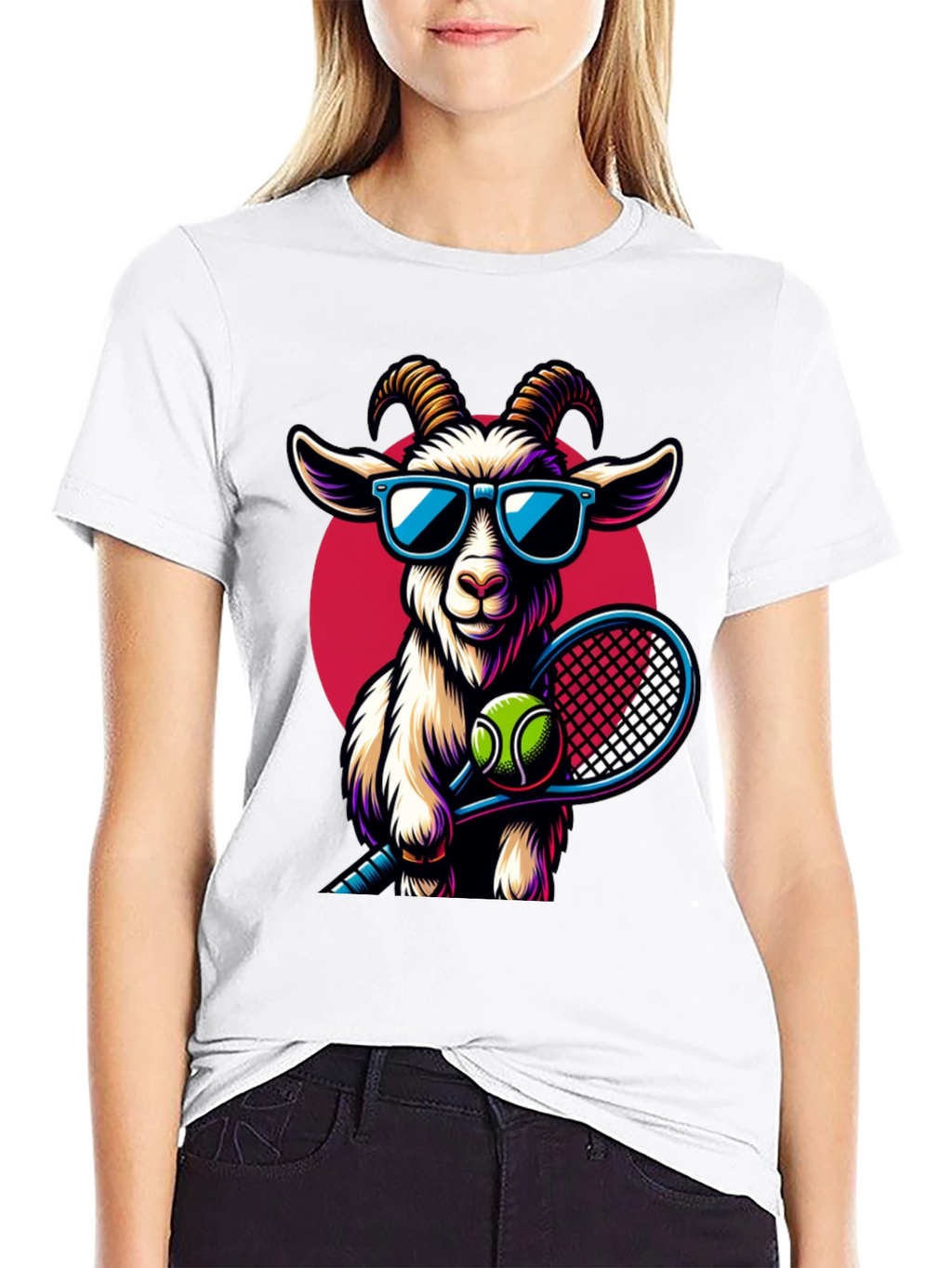 GOAT Tennis Player Graphic Tee