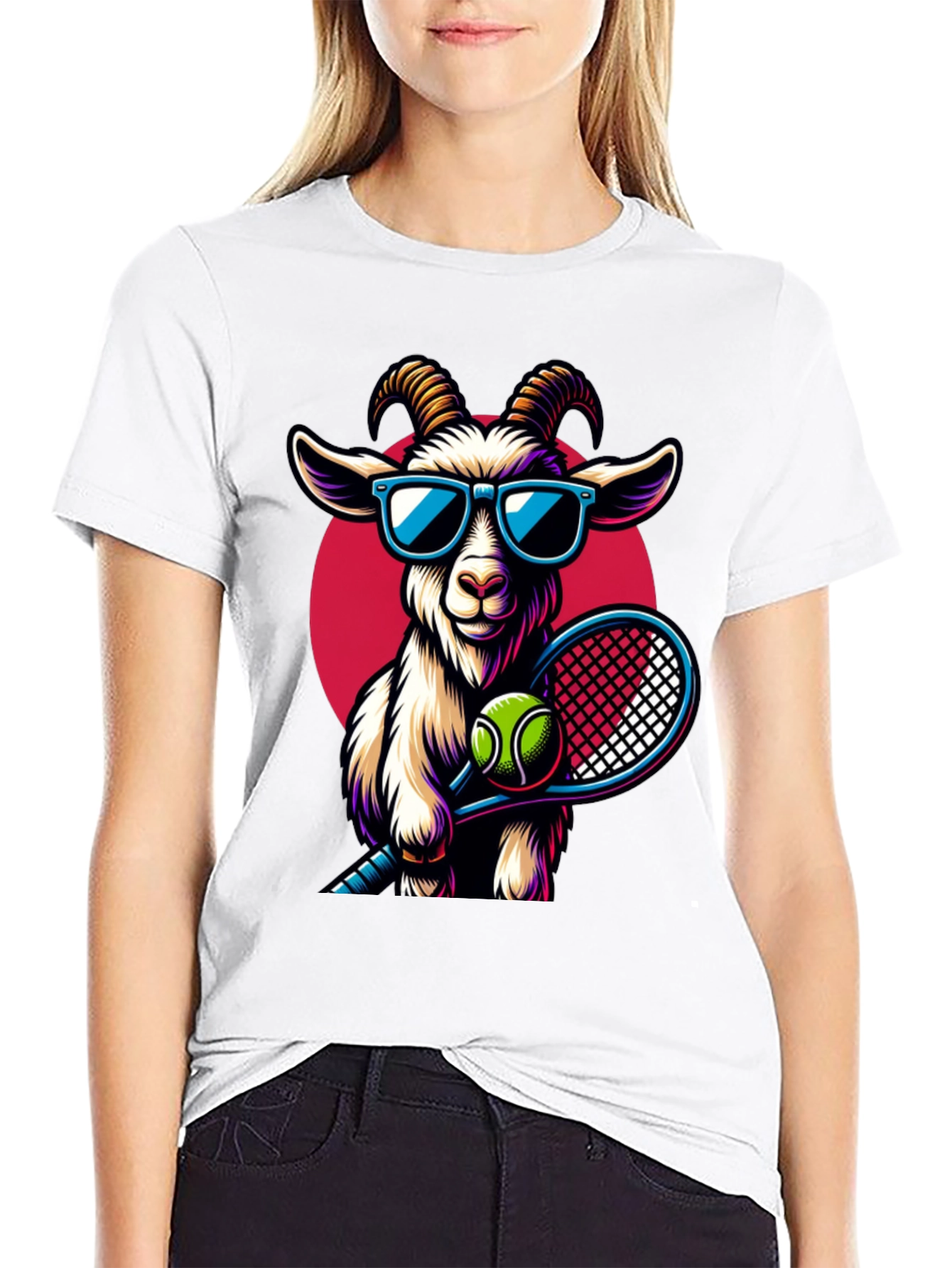 GOAT Tennis Player Graphic Tee