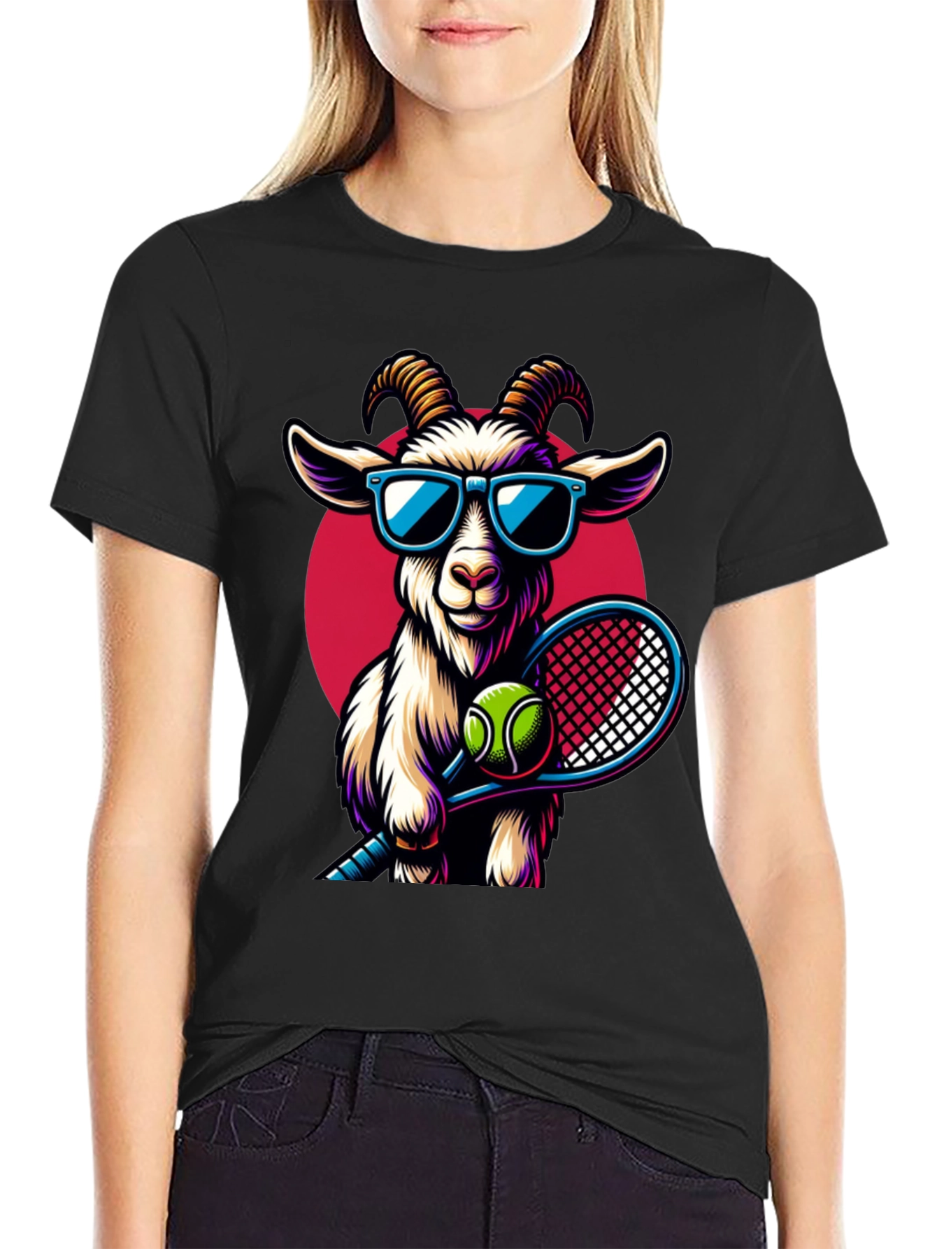 GOAT Tennis Player Graphic Tee