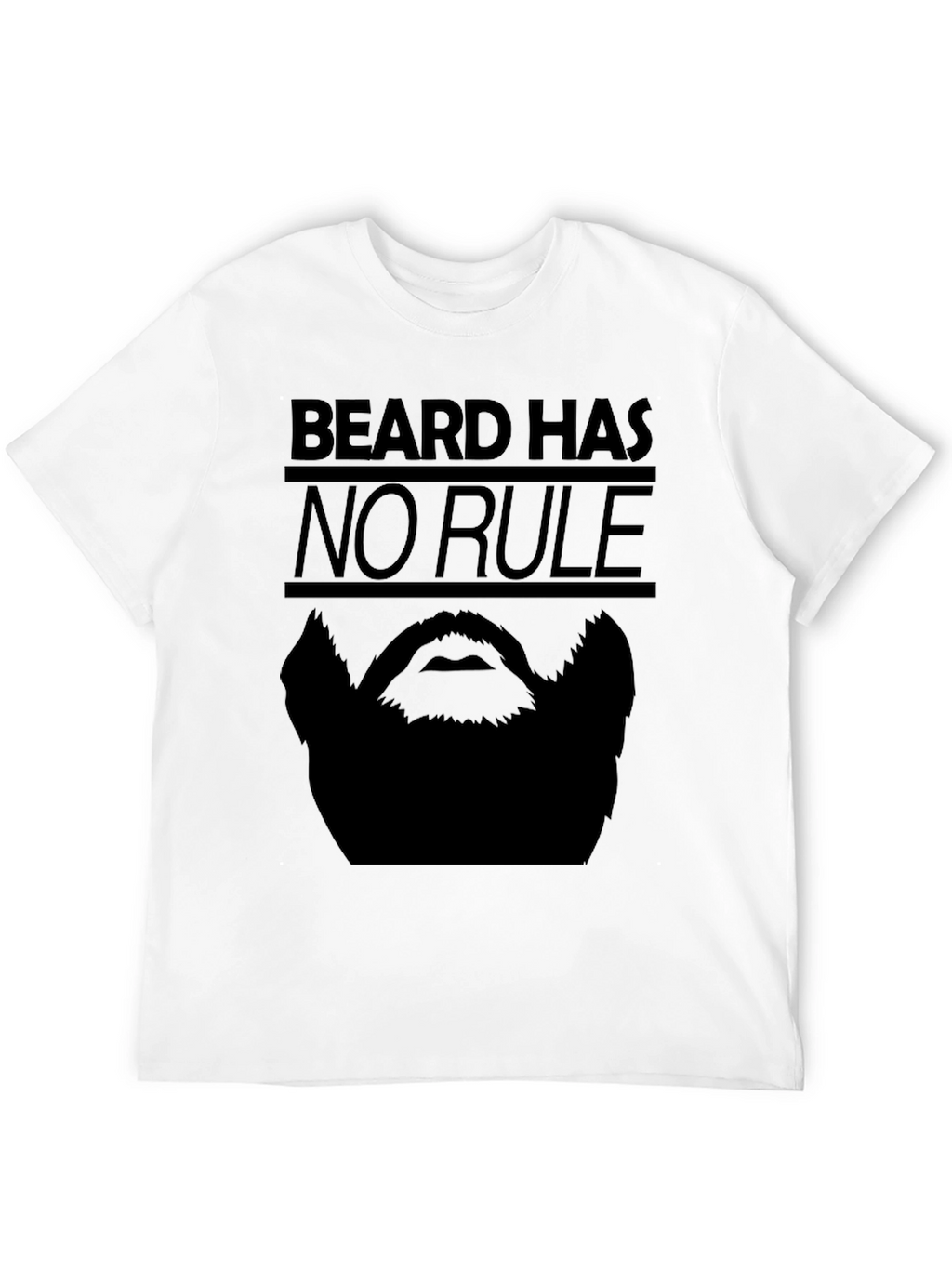 Beard Has No Rule Graphic Tee