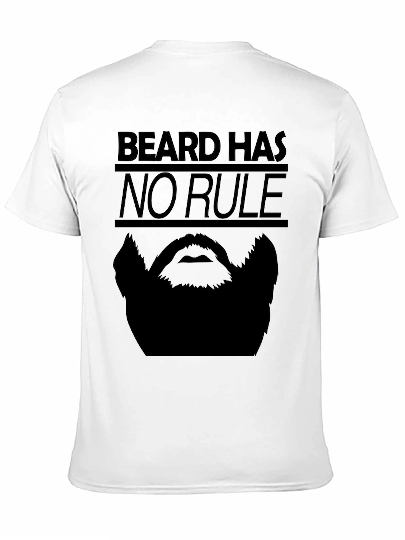 Beard Has No Rule Graphic Tee