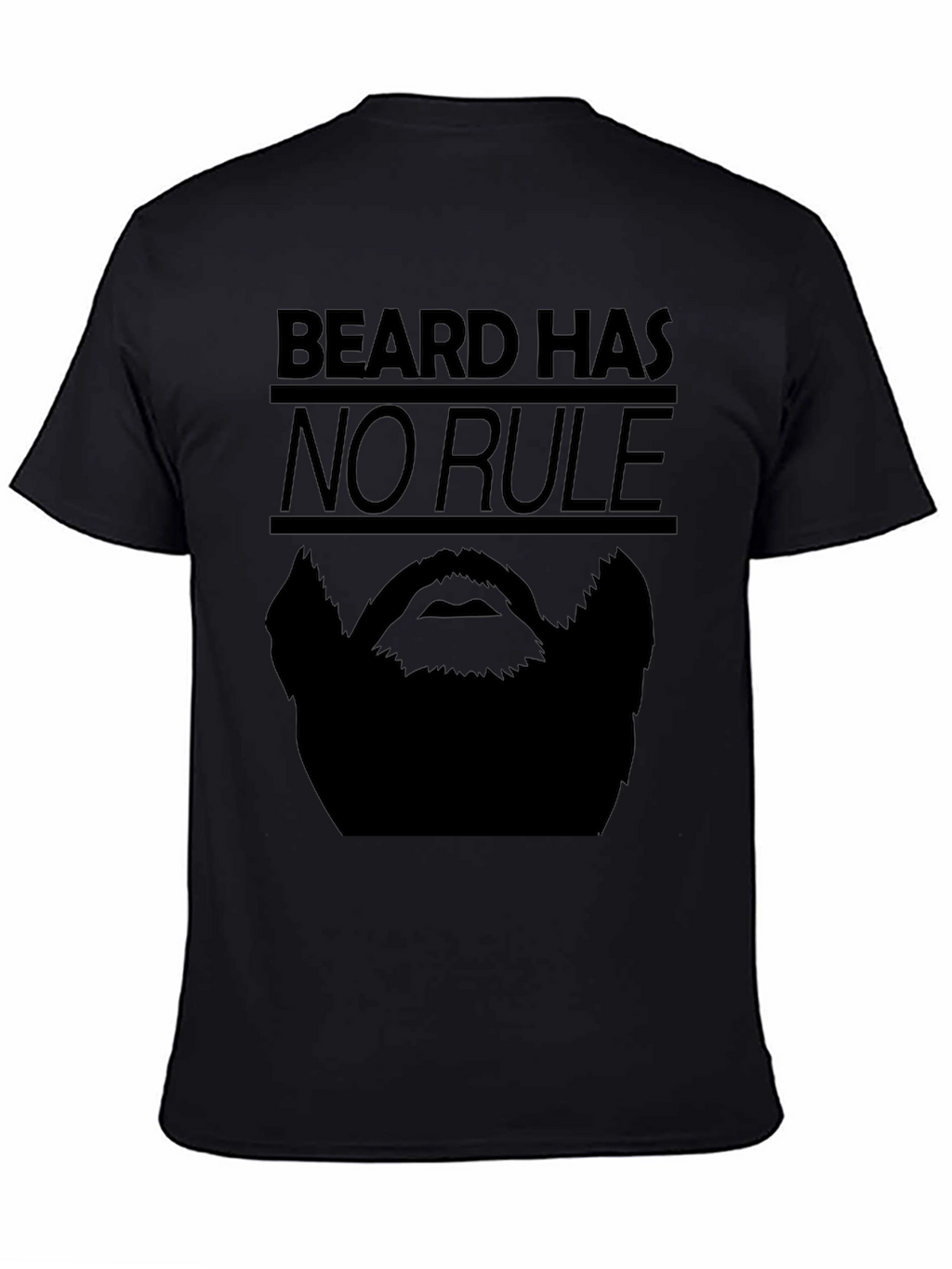 Beard Has No Rule Graphic Tee