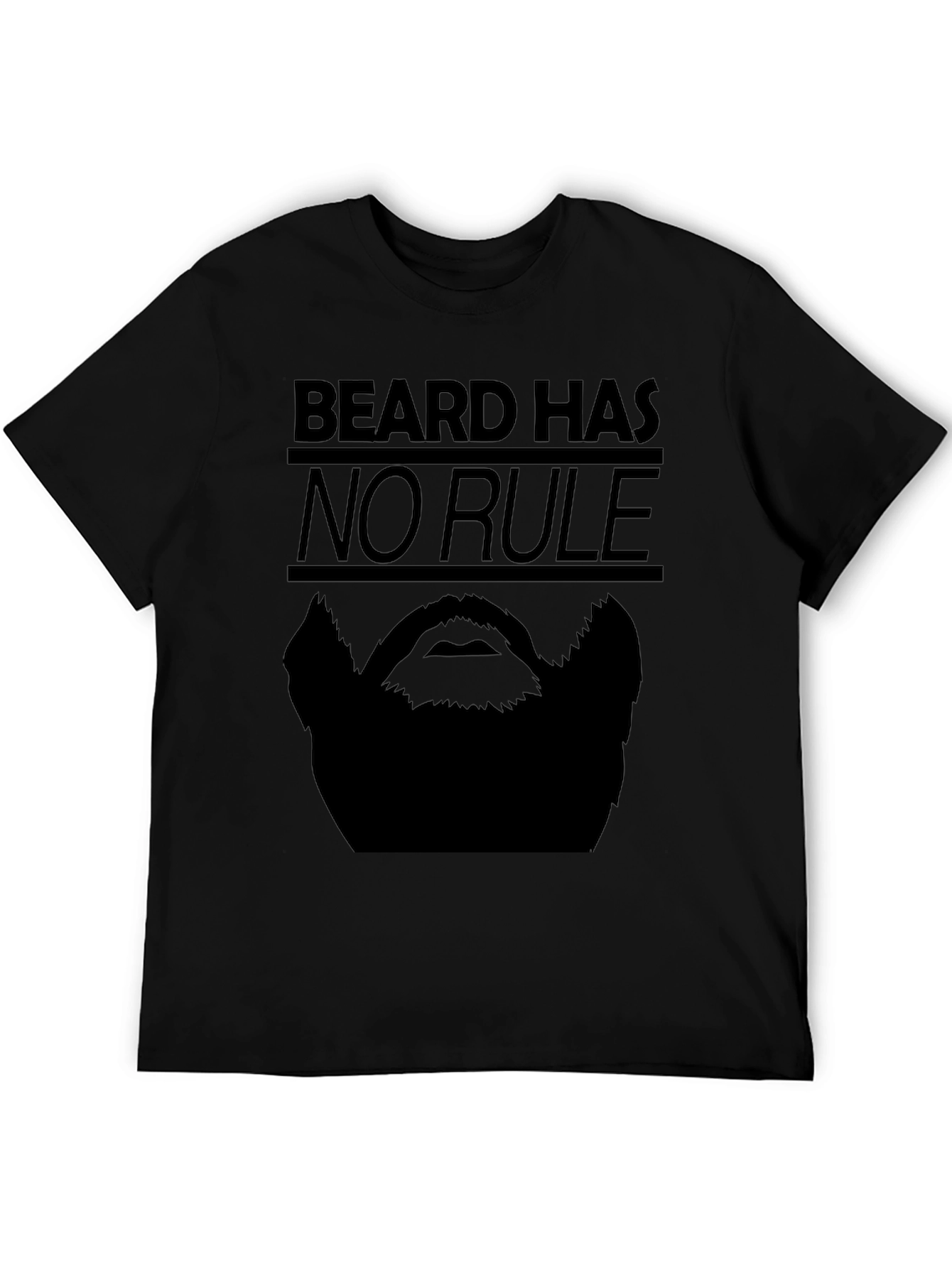 Beard Has No Rule Graphic Tee