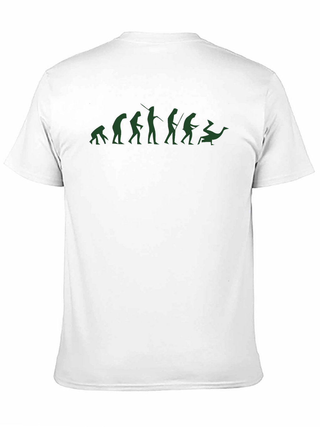 Evolution of Man T-Shirt - Black Cotton Blend